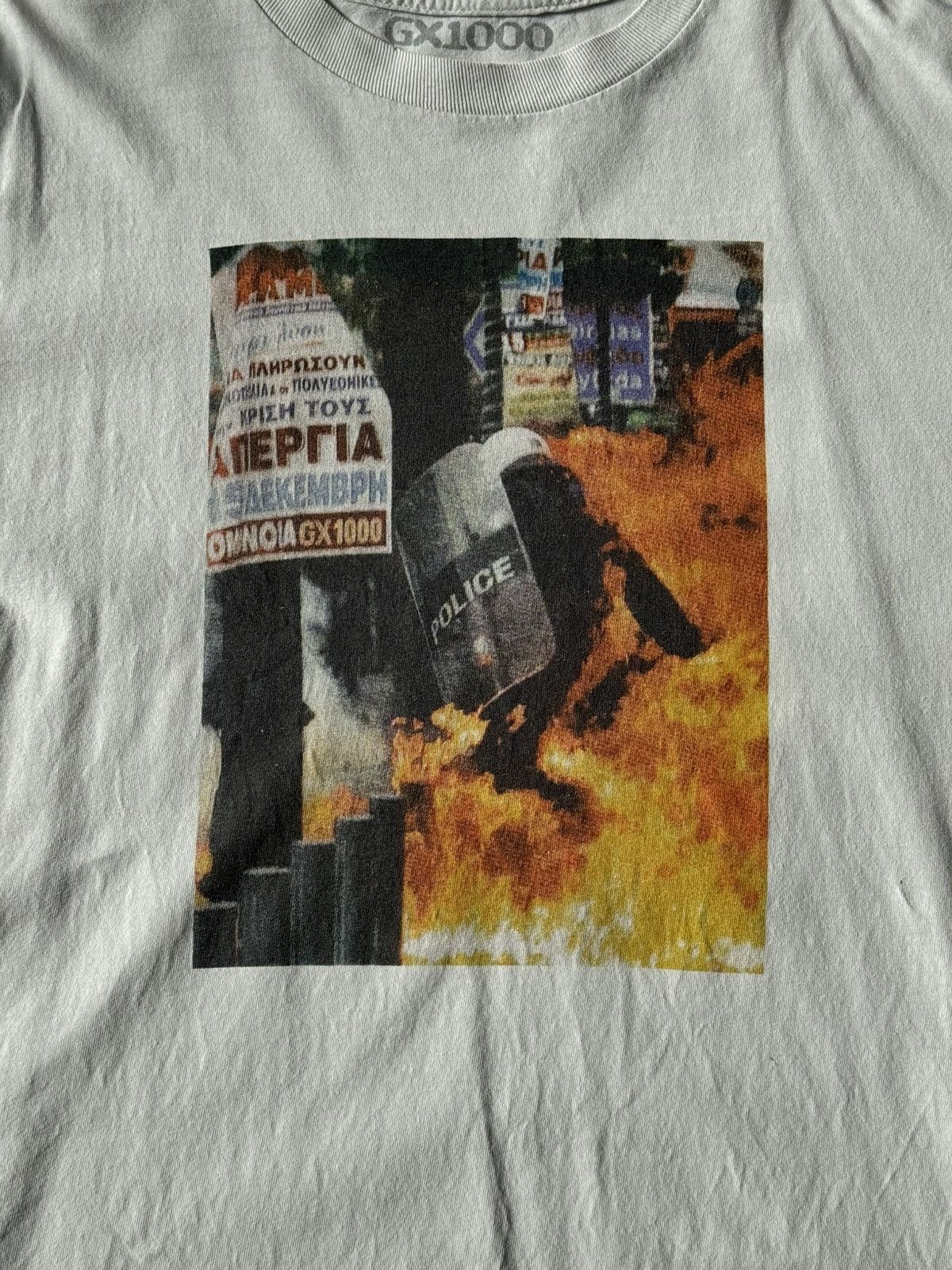 GX1000 GX1000 Terror White T-shirt Charcoal Canvas Skate Size US XL / EU 56 / 4 - 6 Thumbnail