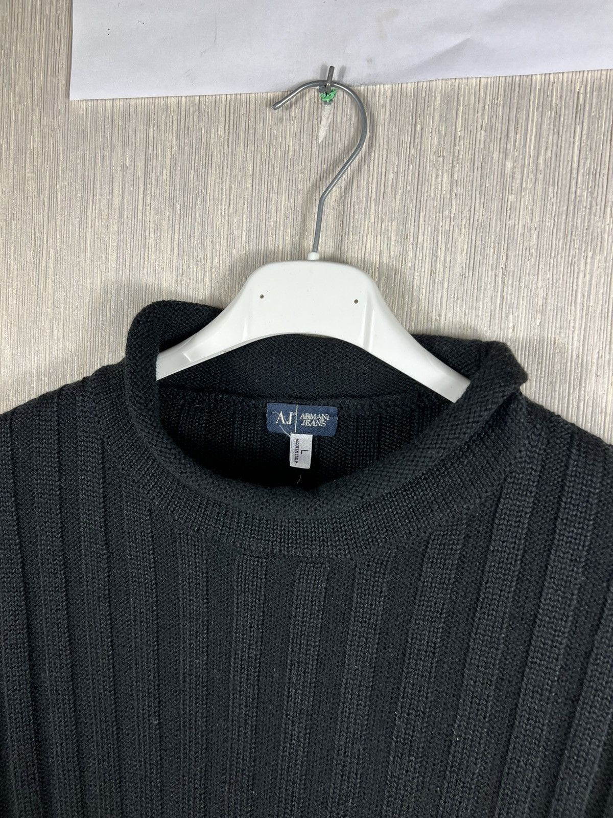 Giorgio Armani Vintage 90s Giorgio Armani jeans striped ribbed sweater Size US L / EU 52-54 / 3 - 14 Thumbnail