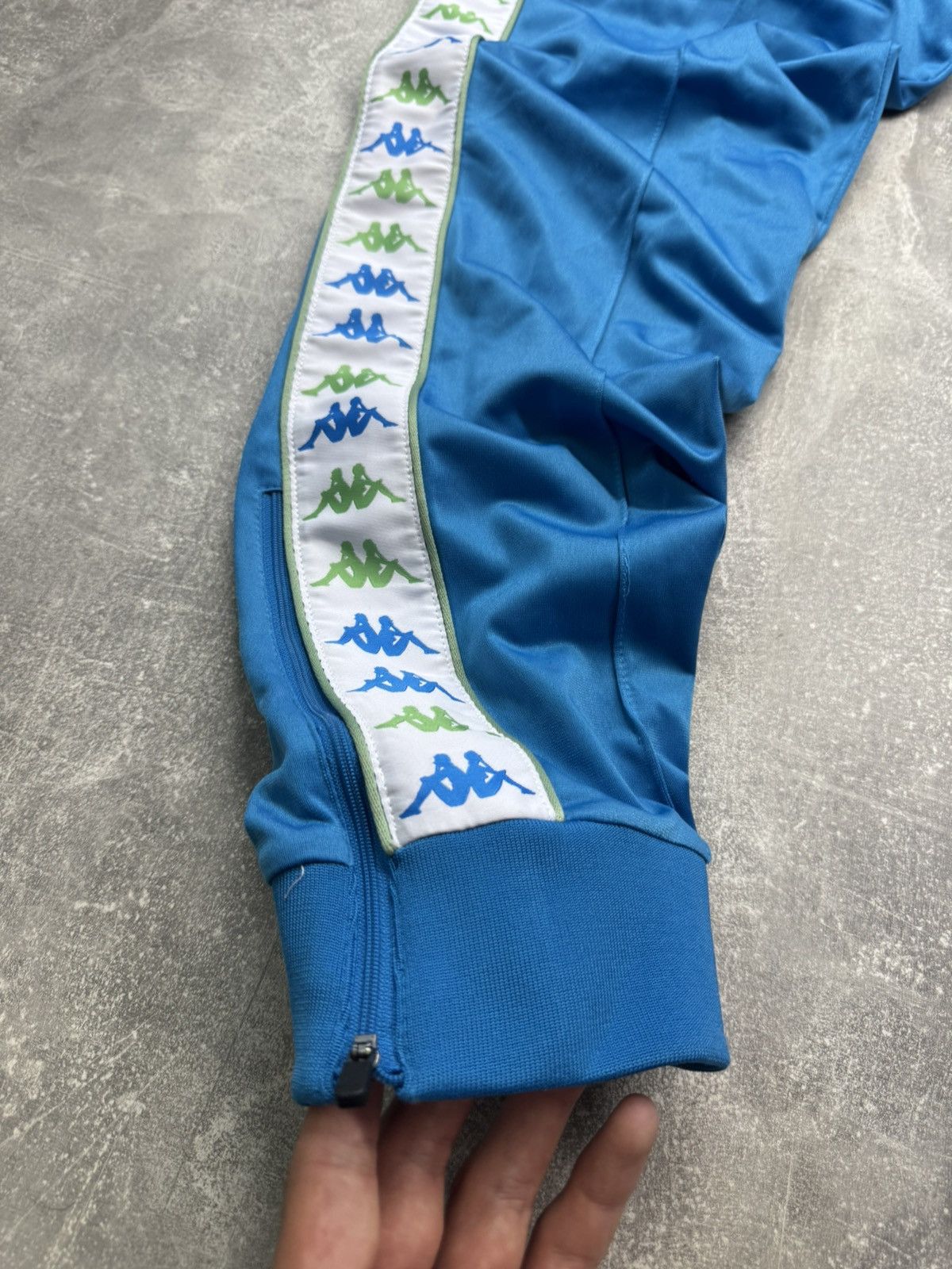 Kappa × Vintage VINTAGE KAPPA BLUE CLASSIC STRIPE TRACK PANTS Size US 33 - 8 Thumbnail