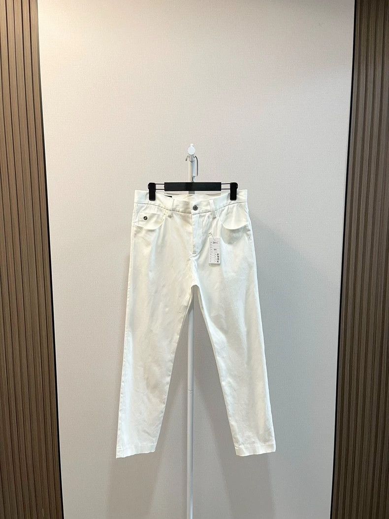 Gucci Gucci White Small Double G Letter Logo Casual Jeans 2502-Ne Size US 28 / EU 44 - 1 Thumbnail