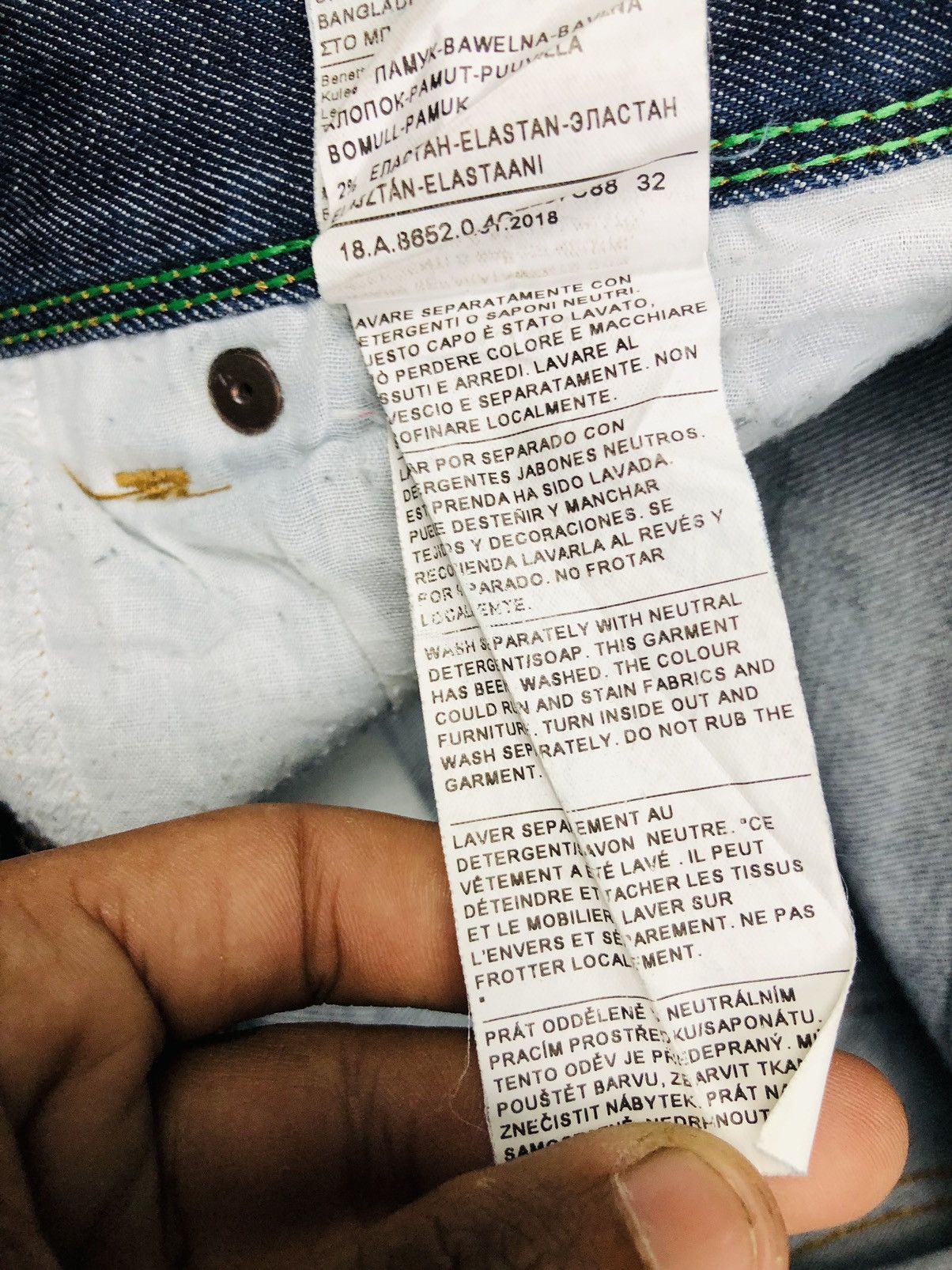 United Colors Of Benetton United Colors Of Benetton Jeans (34) Size US 32 / EU 48 - 11 Thumbnail