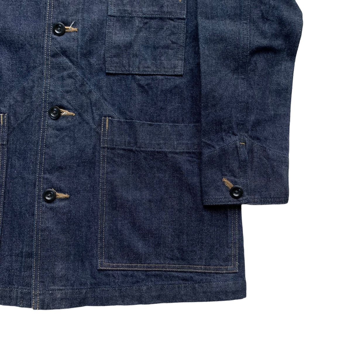 Japanese Brand MHL x Canton Overalls Selvedge Denim Chore Jacket Size US M / EU 48-50 / 2 - 3 Thumbnail