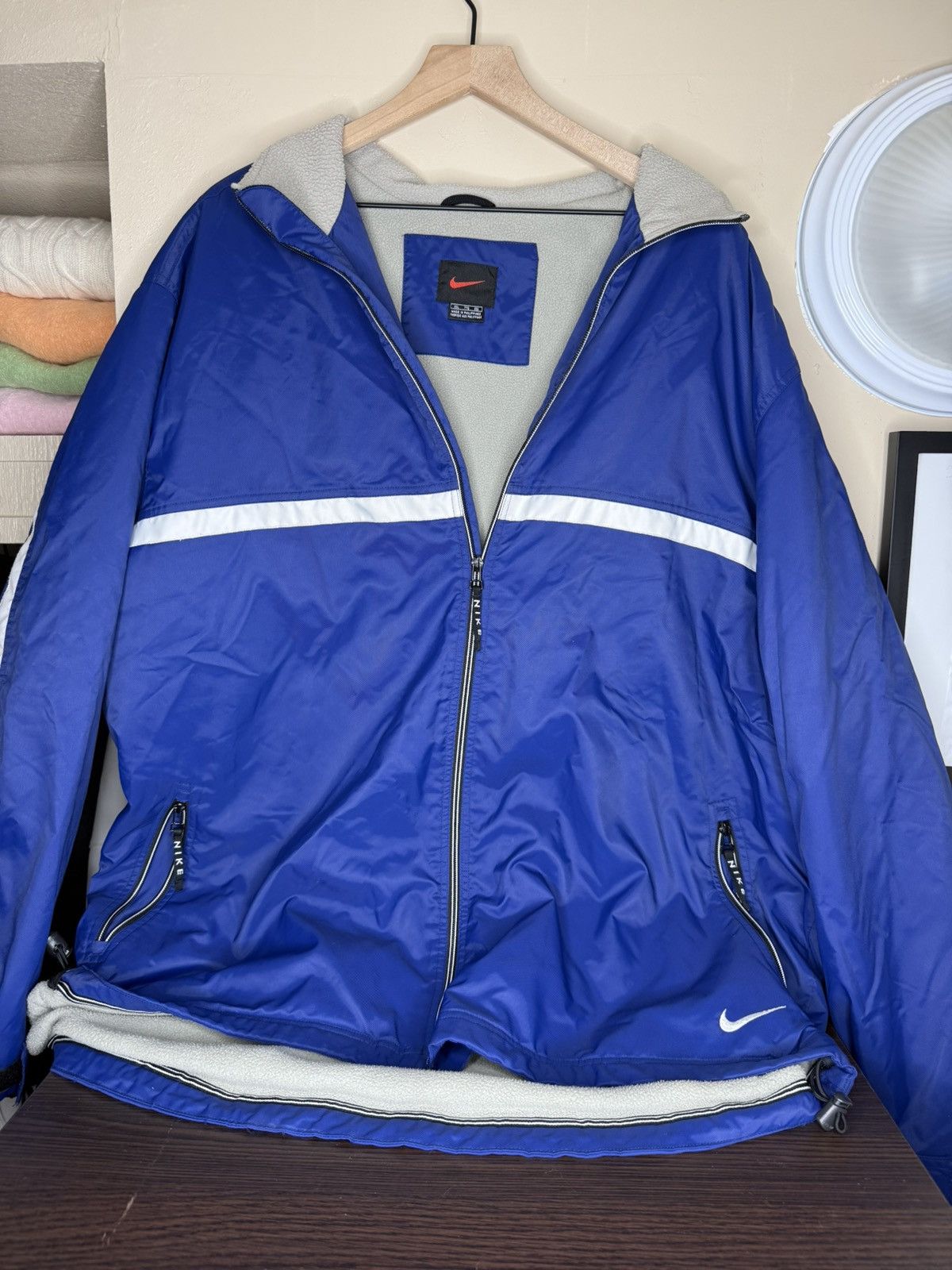 Nike Vintage Nike 90s full zip fleece lined jacket Size US XXL / EU 58 / 5 - 1 Thumbnail