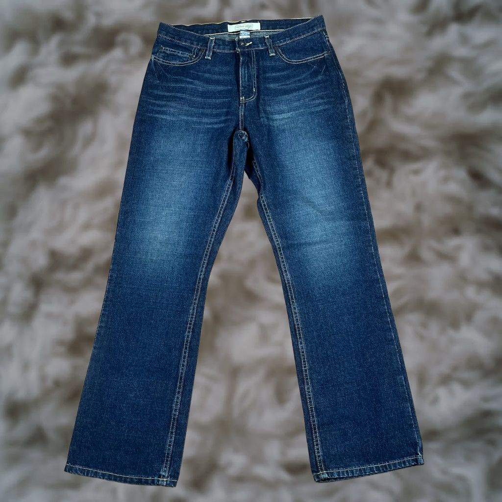 Vintage Urban Up Jeans Mens 30Wx30L Low Rise Straight Leg Blue Denim Pants 100% Cotton 5 Pockets Belt Loops Size US 30 / EU 46 - 1 Thumbnail