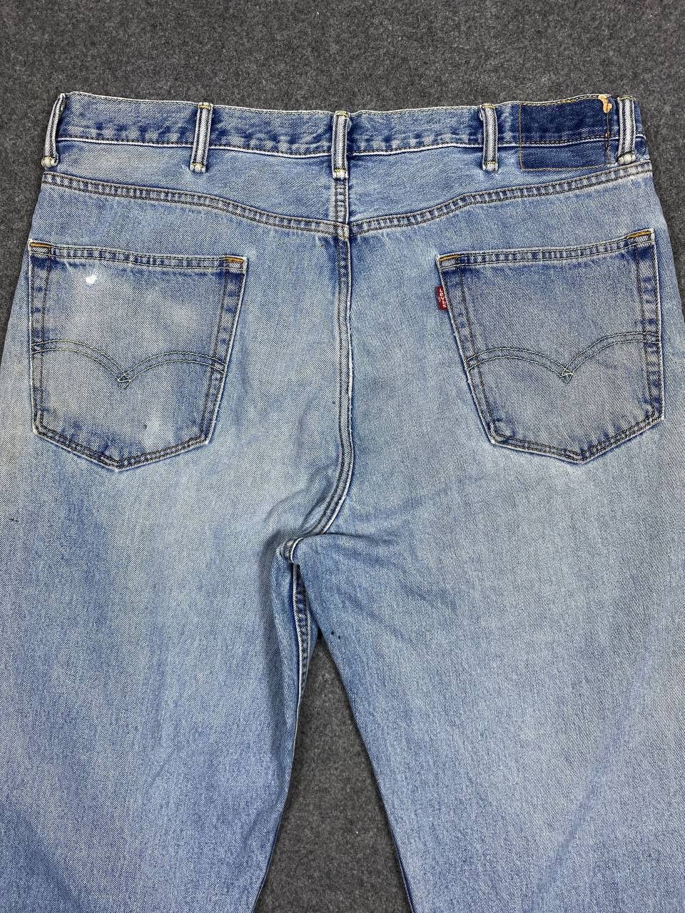 Levi's levis 550 distressed denim nice design Size US 40 / EU 56 - 3 Thumbnail