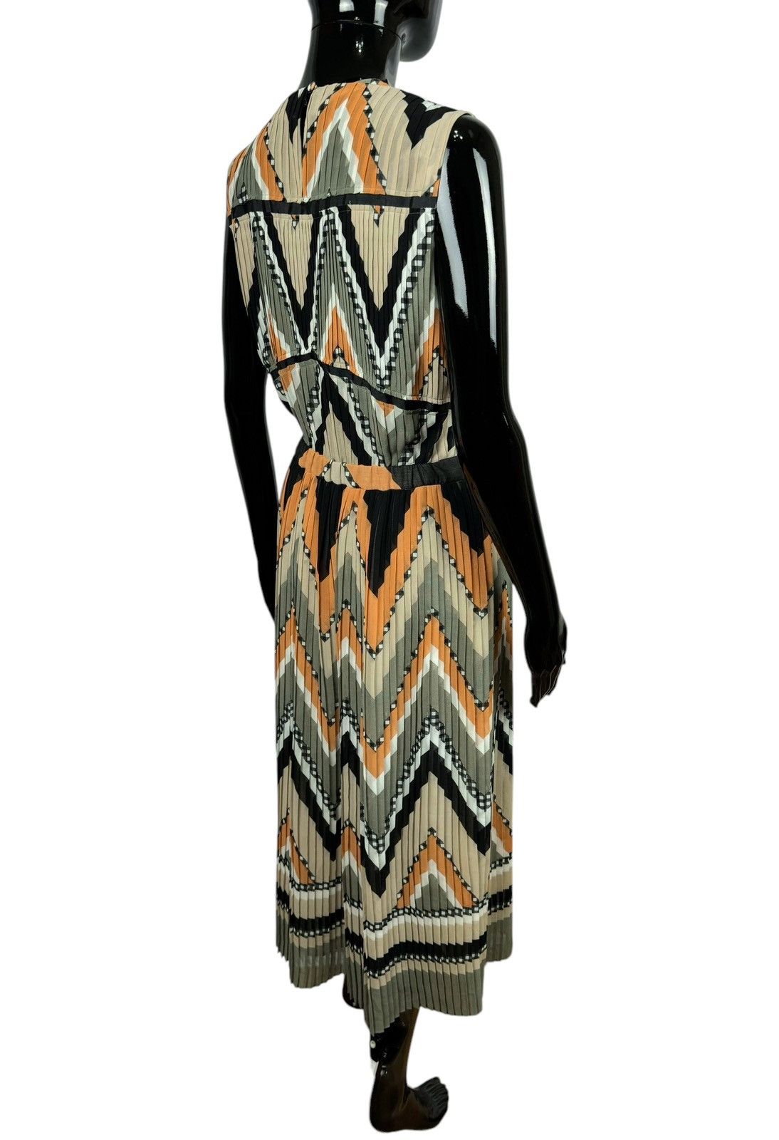 Massimo Dutti Massimo Dutti Pleated Multicolor Maxi Dress size US8 EU40 Size M / US 6-8 / IT 42-44 - 9 Thumbnail