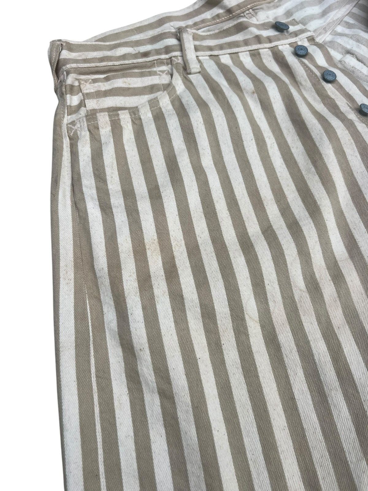 Evisu Dirty Stains Denim Vintage Evisu Stripes Selvedge Short Pant Size US 36 / EU 52 - 10 Thumbnail