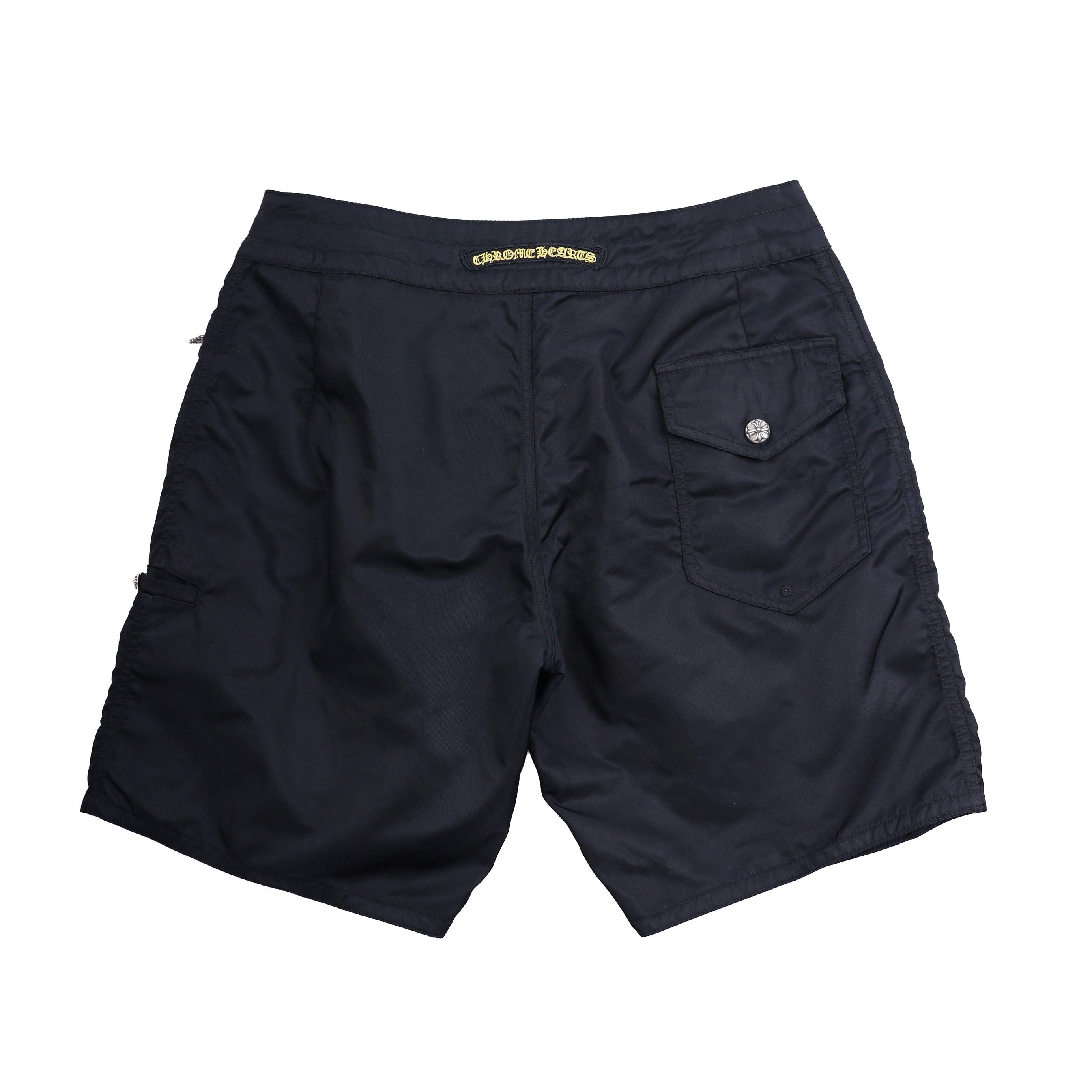 Chrome Hearts CHROME HEARTS BLACK BOARD SHORTS WITH CH PATCH 34 Size US 34 / EU 50 - 2 Thumbnail