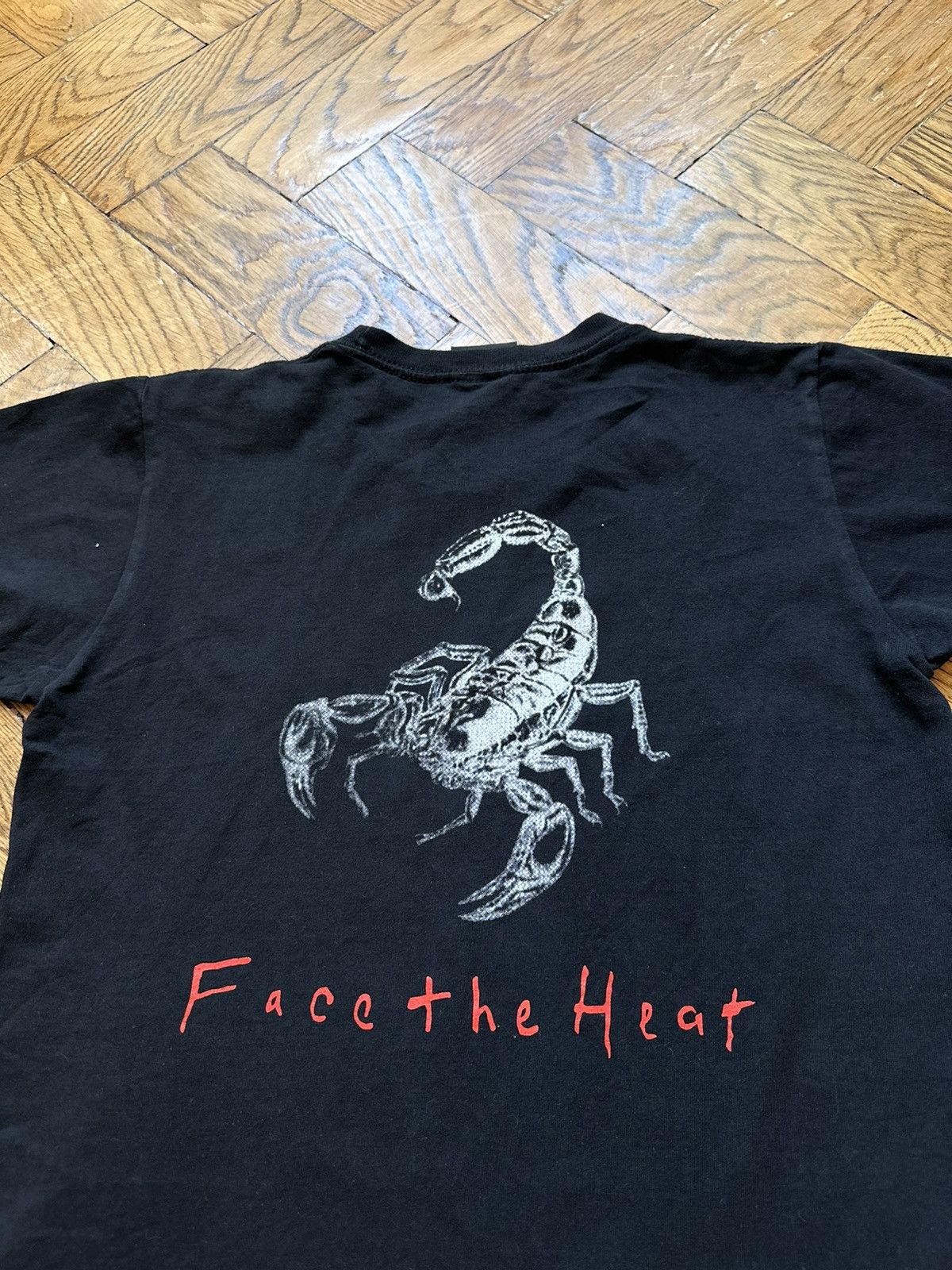 Band Tees × Vintage Scorpions Face The Heat vintage single stitch tee Size US XS / EU 42 / 0 - 7 Thumbnail
