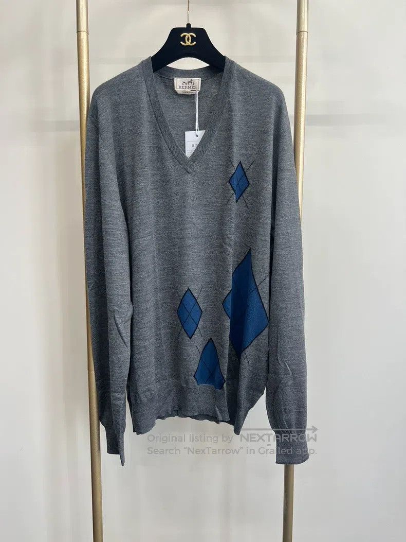 Hermes Hermes Wool Knit Sweater Size US XXL / EU 58 / 5 - 1 Thumbnail