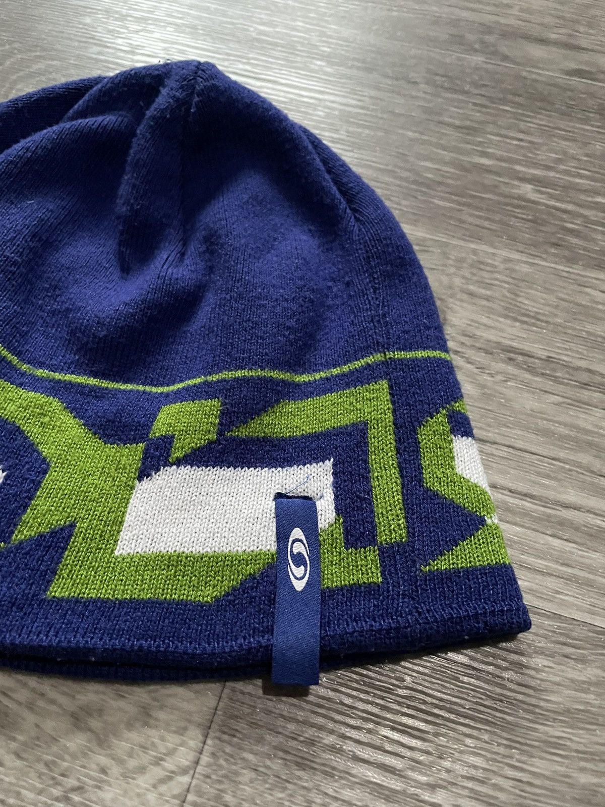 Salomon Vintage Salomon Blue Beanie Hat Outdoor Style Size ONE SIZE - 4 Thumbnail