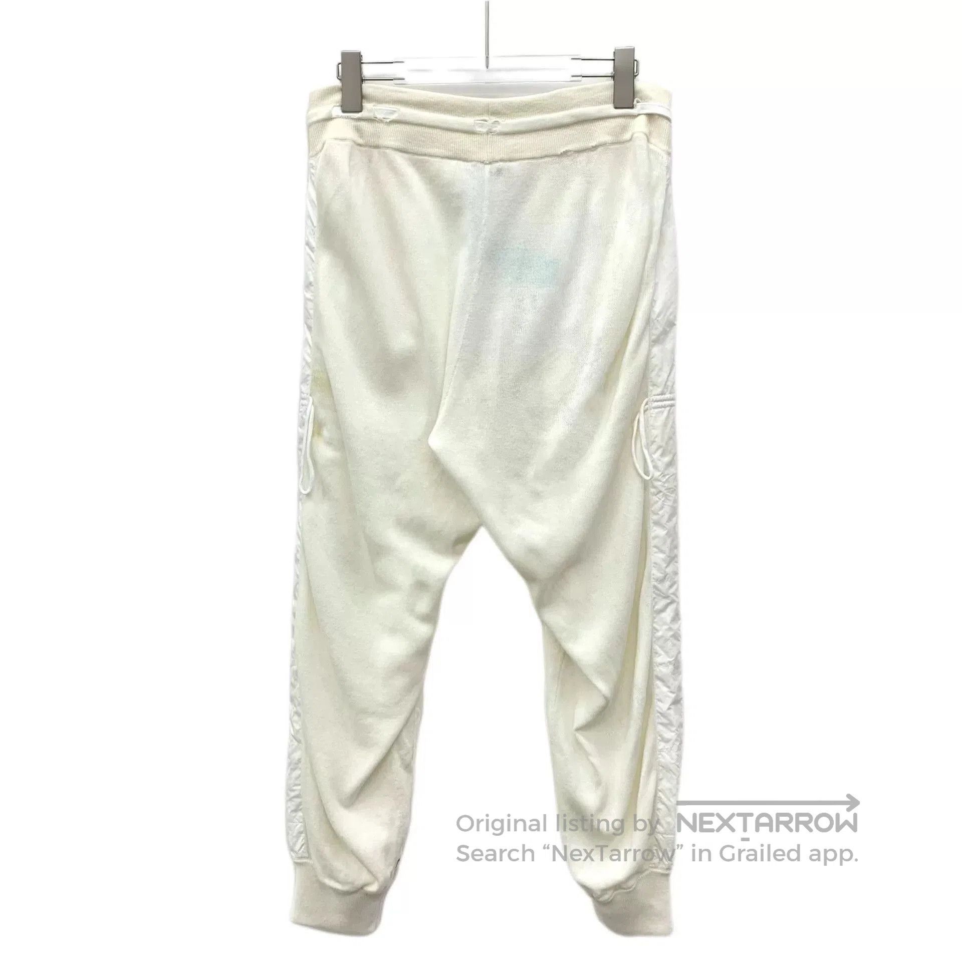 Louis Vuitton Louis Vuitton White Logo Wool Jogger Pants. Size 33" - 2 Thumbnail
