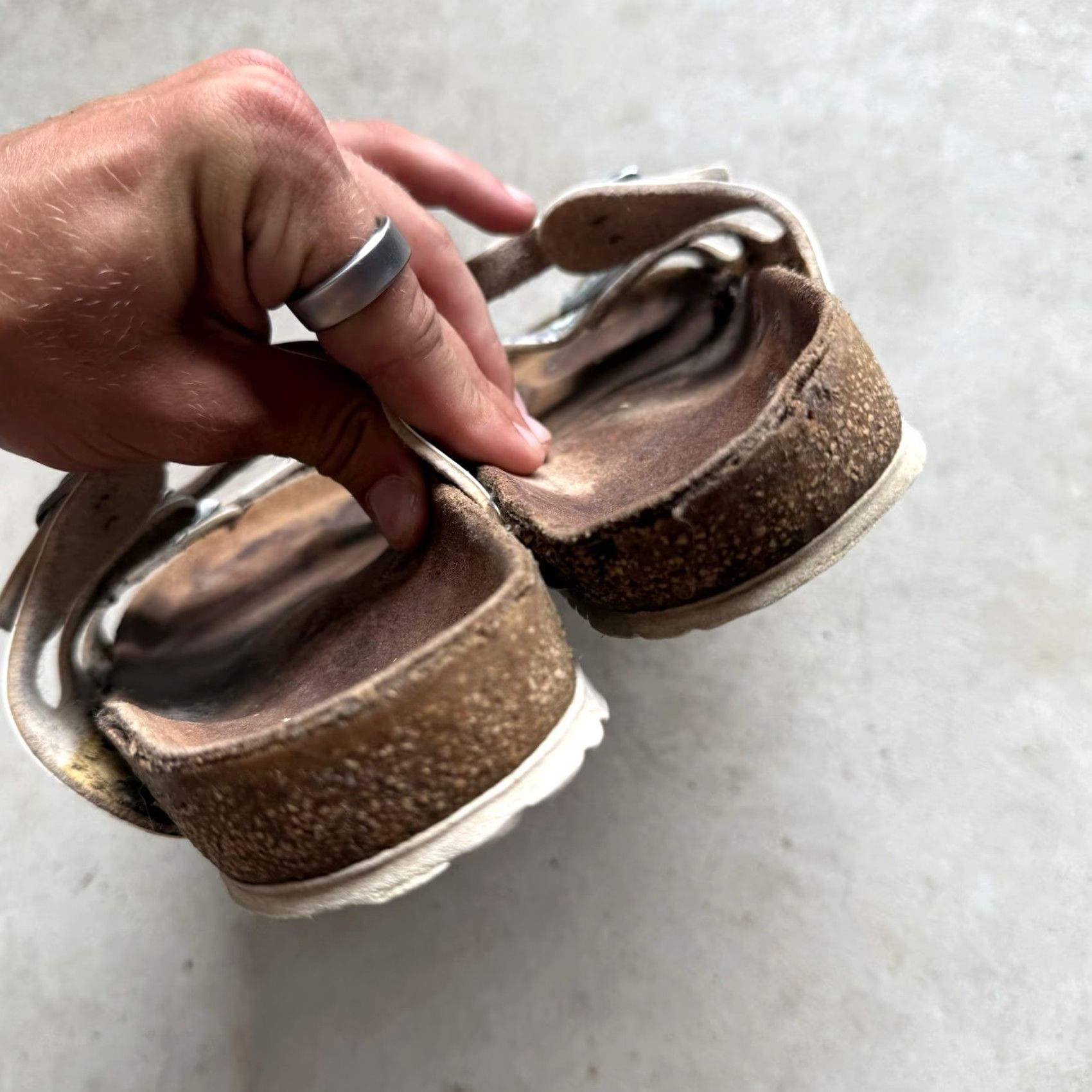 Birkenstock Birkenstock Florida Birko Flor Ancient Mosaic Taupe Womens Size EU 38 US 7 Sandal Multicolor Footbed Sandals Womens Size US 7 / IT 37 - 7 Thumbnail