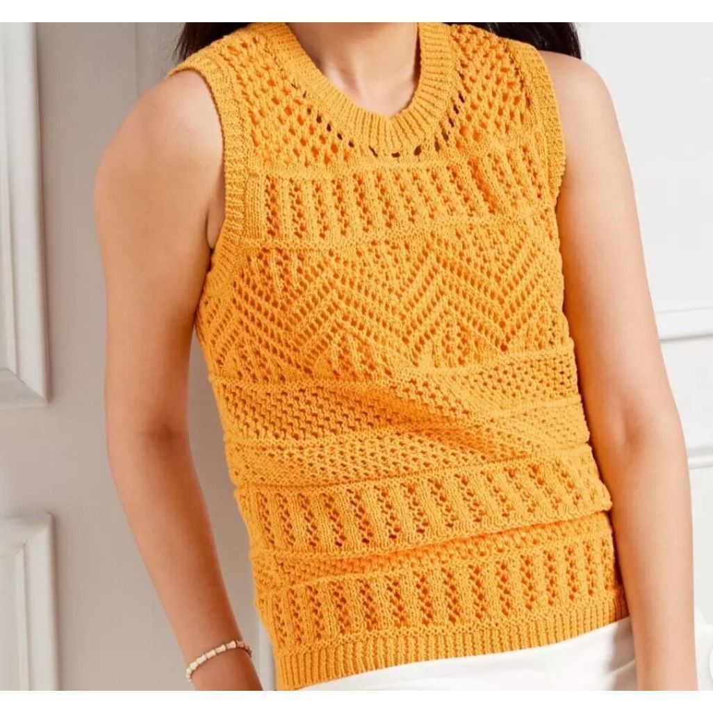 Other Talbots NWT Orange top vest size large Size L / US 10 / IT 46 - 1 Thumbnail