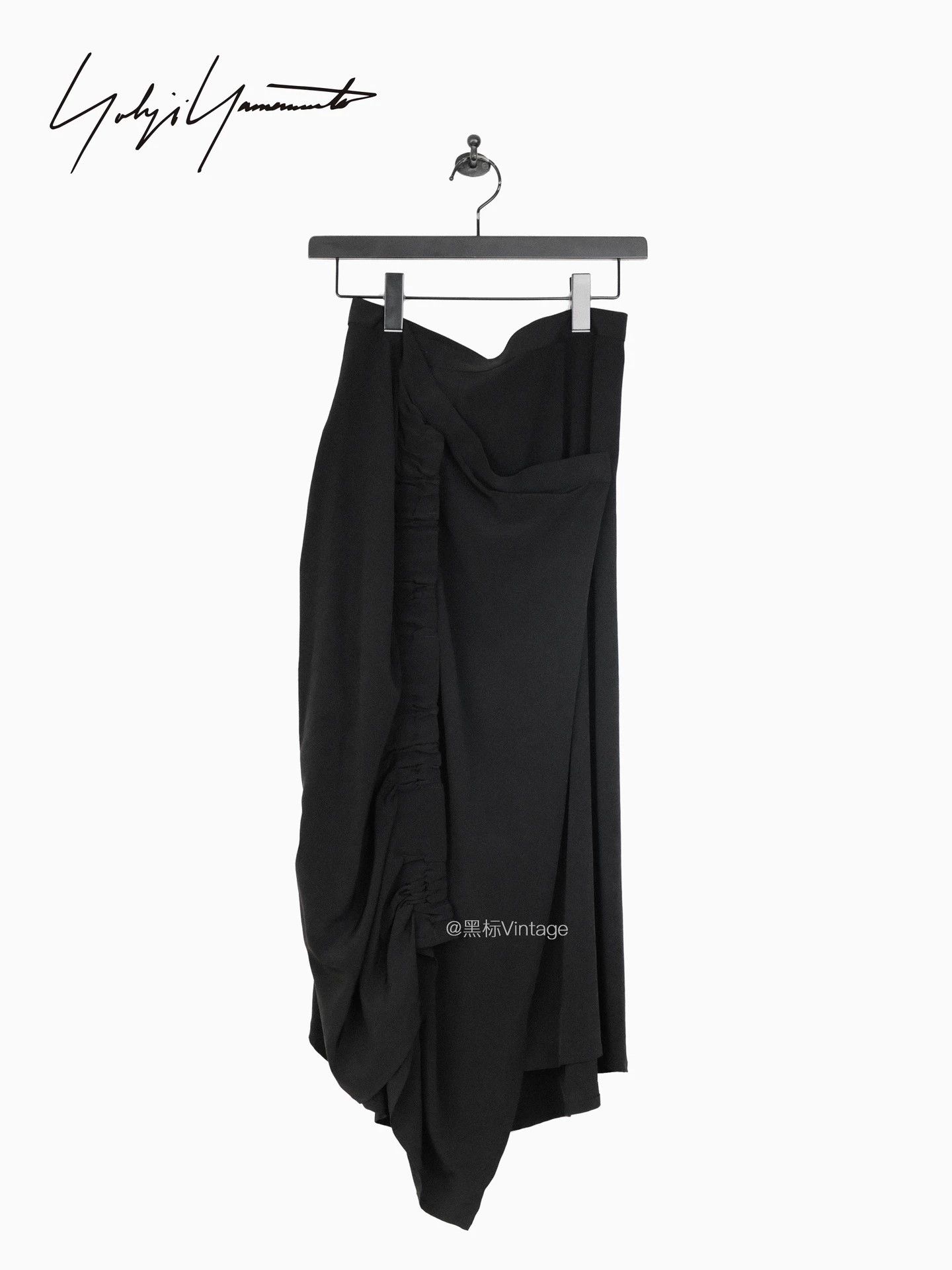 Yohji Yamamoto Yohji 21ss Vntg Twisted-Pleated Triacetate Wrap Dress Size 26" / US 2 / IT 38 - 1 Thumbnail