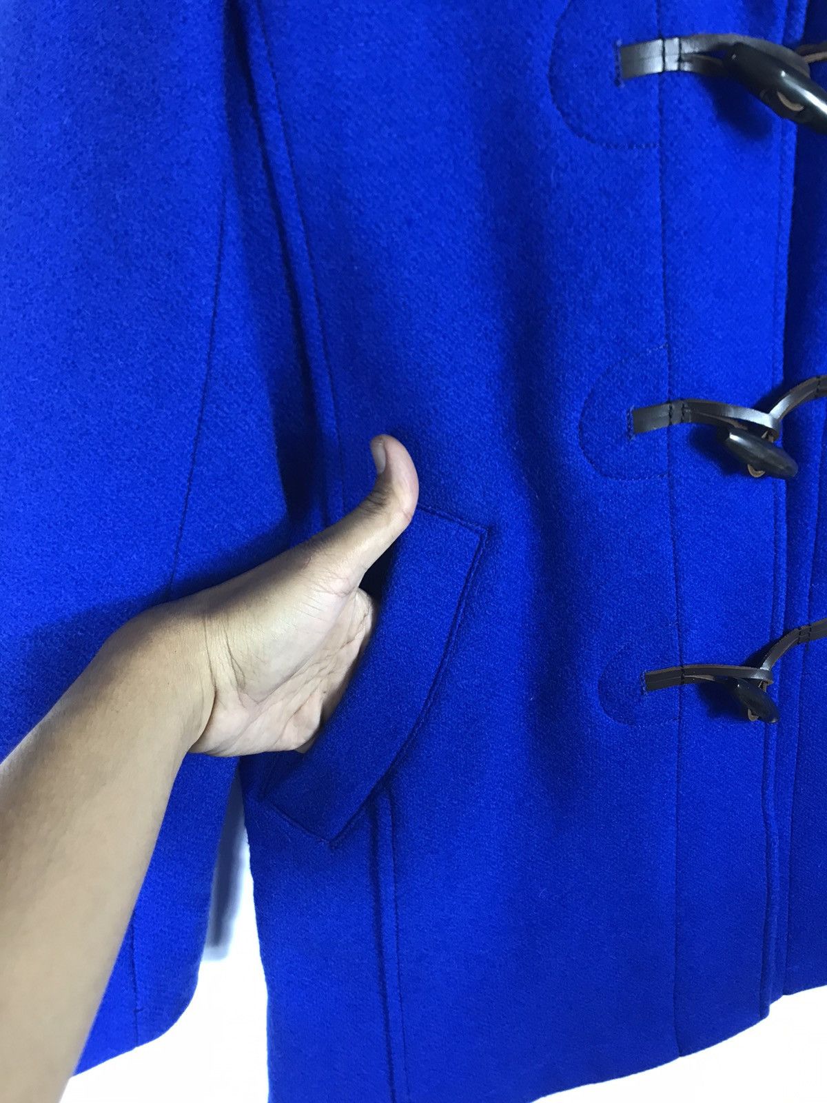 Mackintosh 🔥Mackintosh Philosophy Hooded Wool Duffle Coat Jacket Size XS / US 0-2 / IT 36-38 - 6 Thumbnail