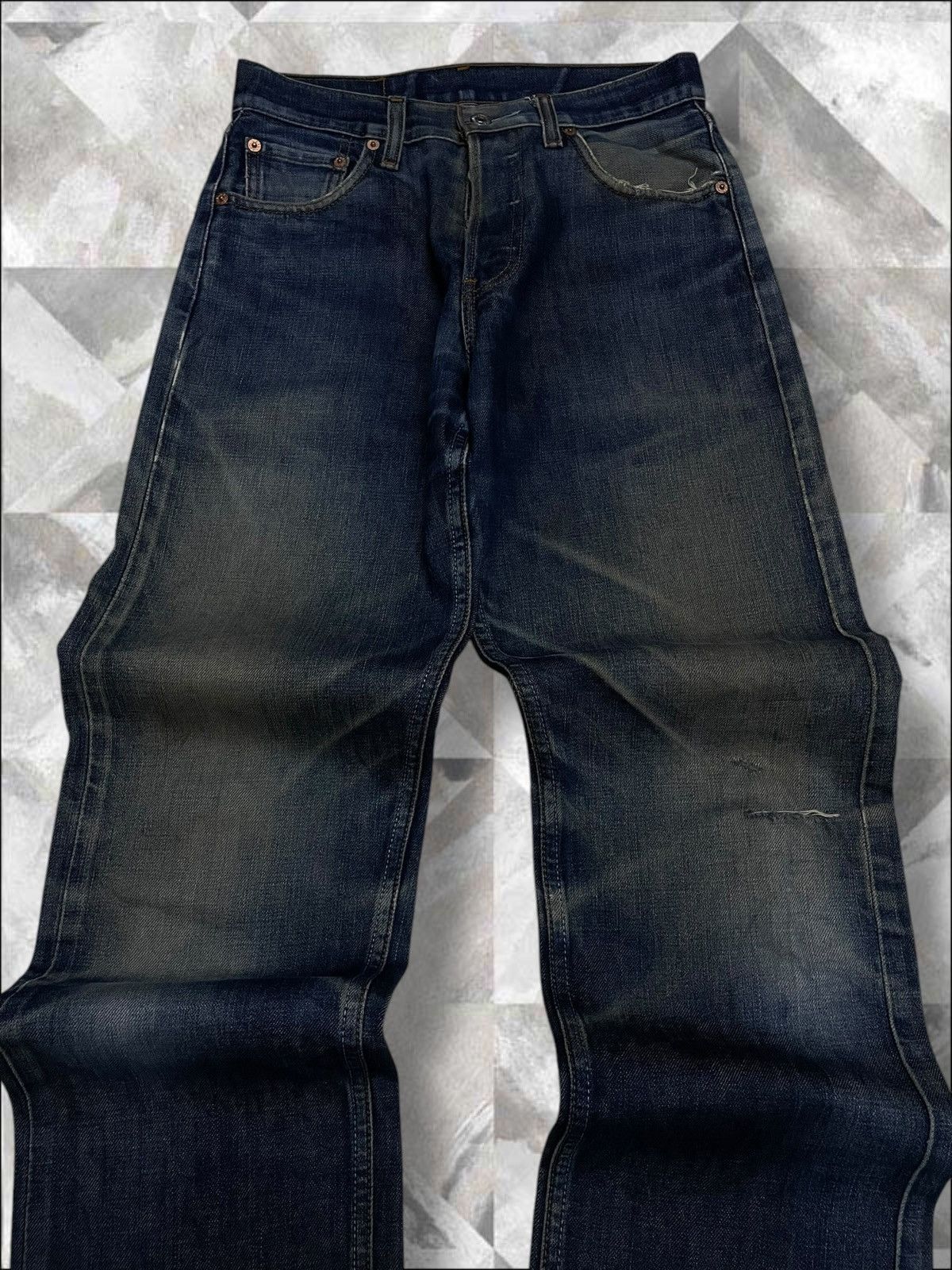 Levi's Vintage Clothing Vintage 1990s Og Designer Levis 509 Distressed Denim Size US 27 - 4 Thumbnail