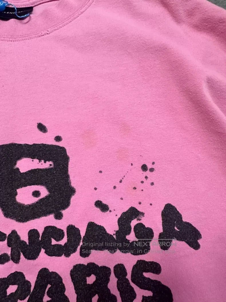 Balenciaga Balenciaga Letter Logo Printed Round Neck Short Sleeve T-S Size US M / EU 48-50 / 2 - 4 Thumbnail