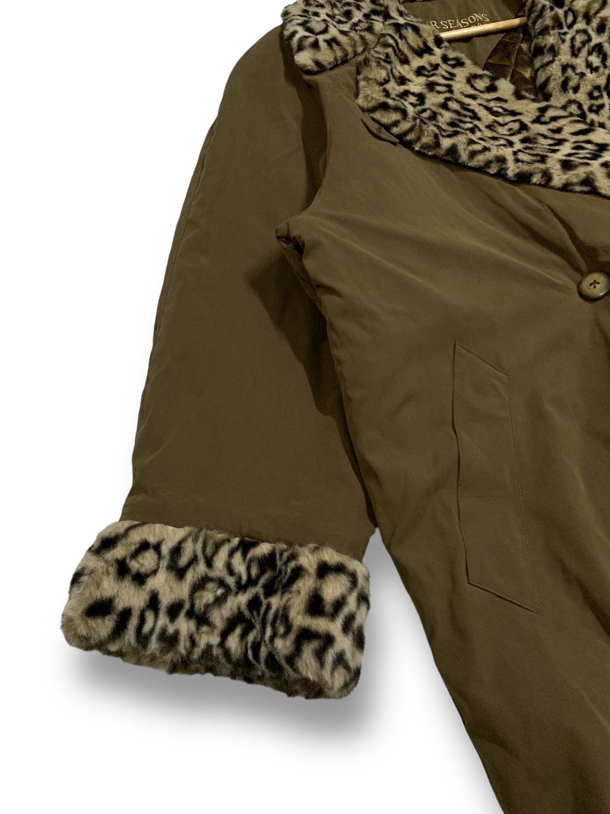 Other 4 Season of London Leopard Faux Fur Long Coat Size L / US 10 / IT 46 - 13 Thumbnail