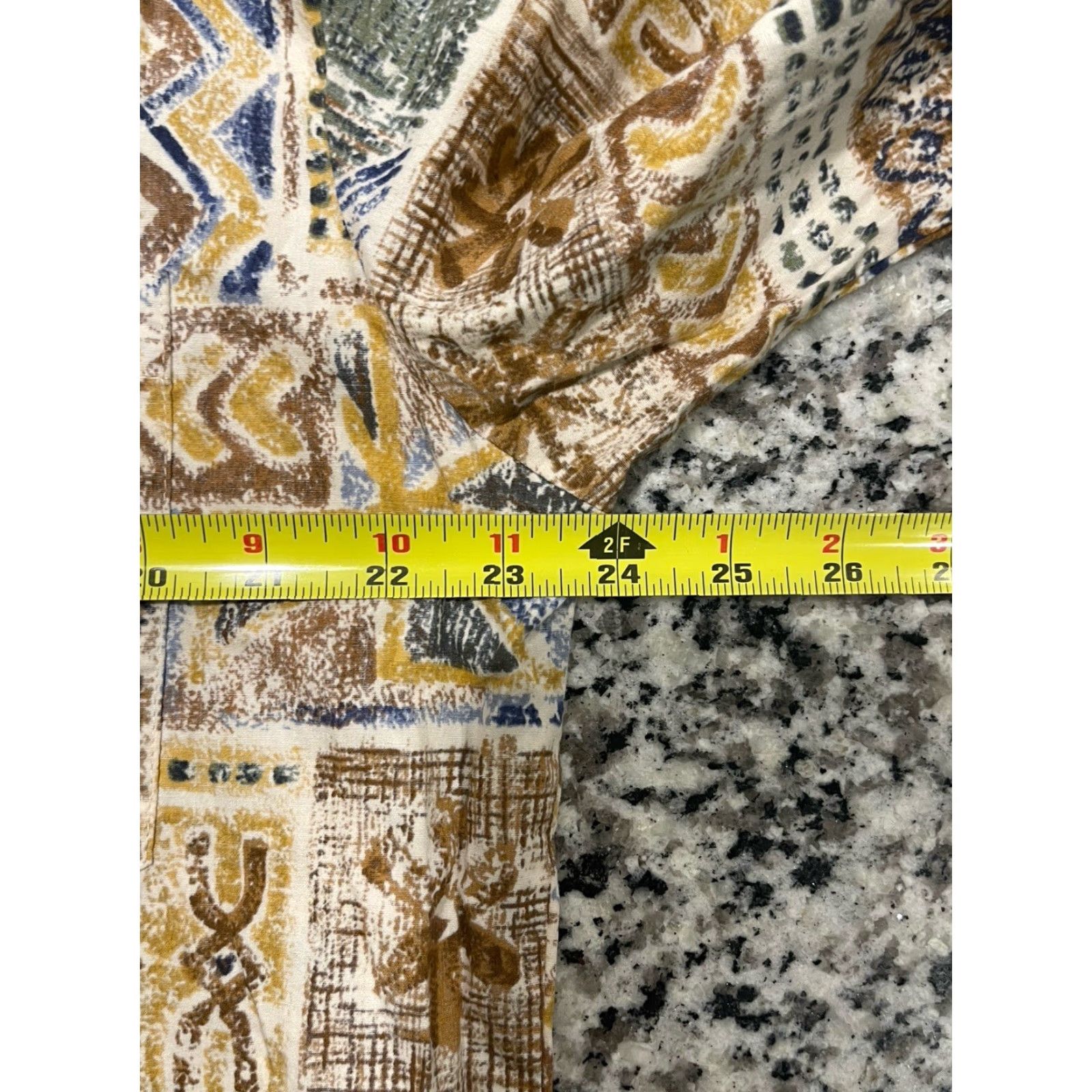 Tori Richard Tori Richard Men Shirt Hawaiian CAst Windowpane Pattern Short Sleeve Button-Up 100% Cotton Large Multicolor Mens Size US L / EU 52-54 / 3 - 3 Thumbnail