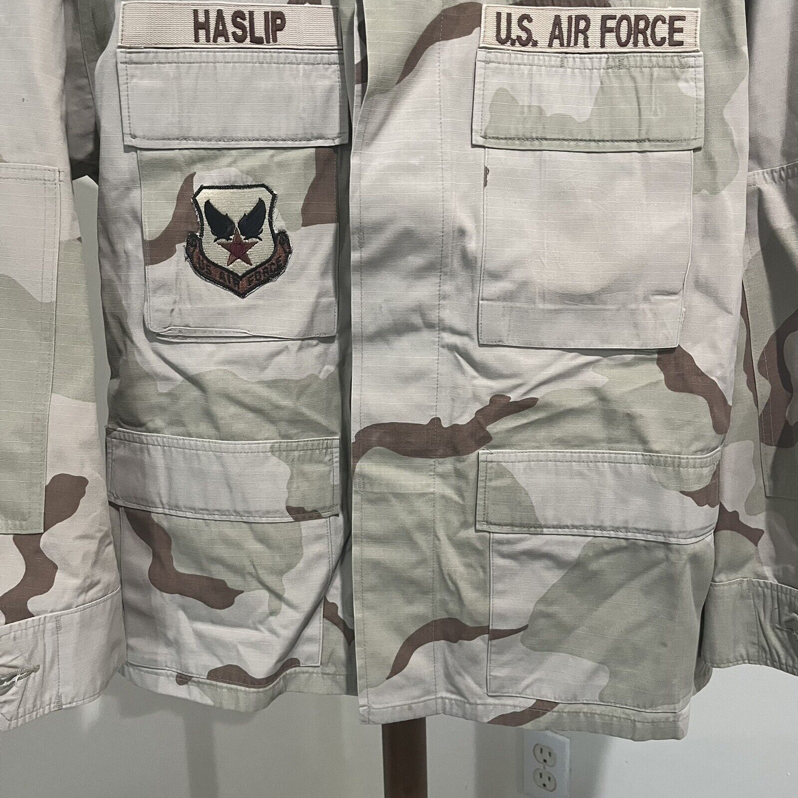 Other 1997 US Air Force Major Desert Camo Combat Coat Medium Short Size US M / EU 48-50 / 2 - 3 Thumbnail