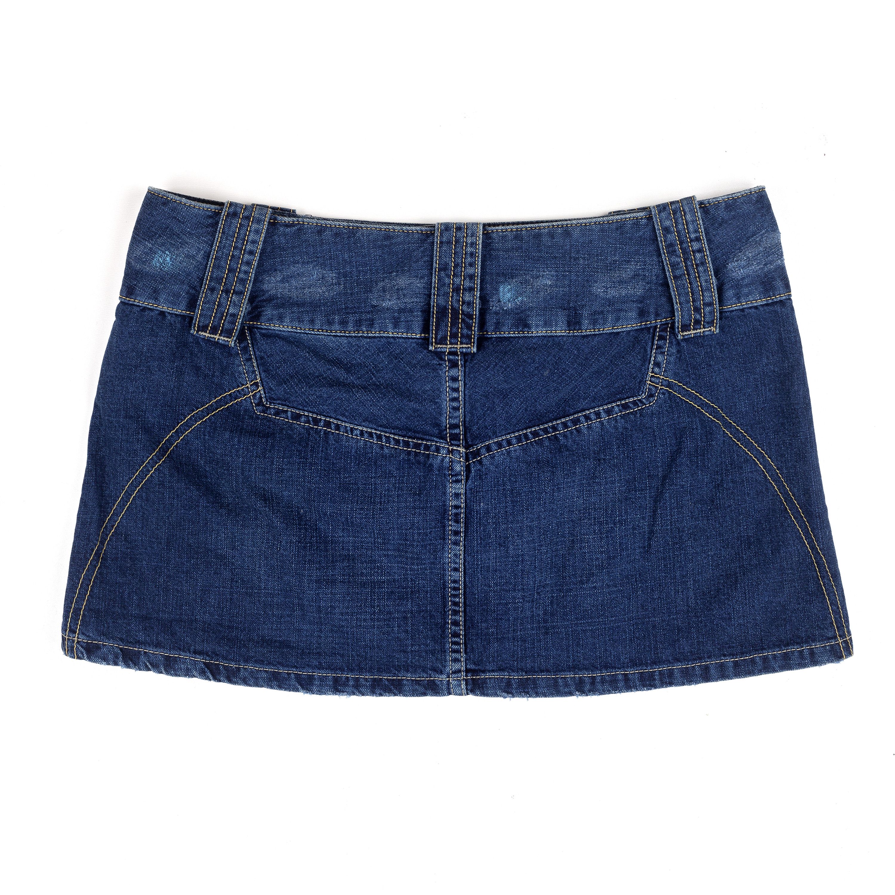 Diesel Diesel Dark Mini Denim Skirt (XS) Size 25" / US 0 / IT 36 - 2 Thumbnail