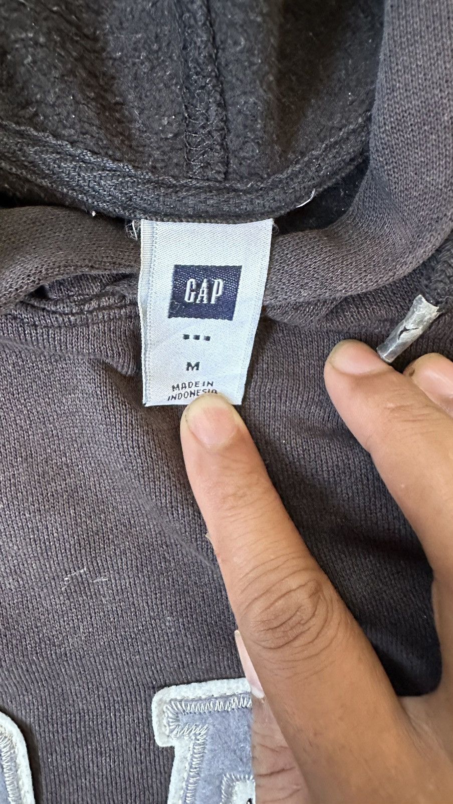Gap VINTAGE GAP WELL FADED SPELLOUT HOODIE Size US M / EU 48-50 / 2 - 6 Thumbnail