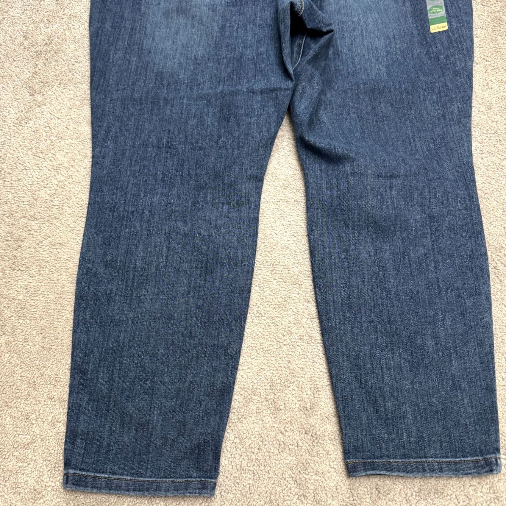 Vintage VINTAGE? Not Vintage. L.L. Bean BeanFlex Favorite Fit Skinny Denim Jeans Womens 22W Blue NWT BeanFlex Jeans Womens 22W Blue Size 40" / US 18 - 6 Thumbnail