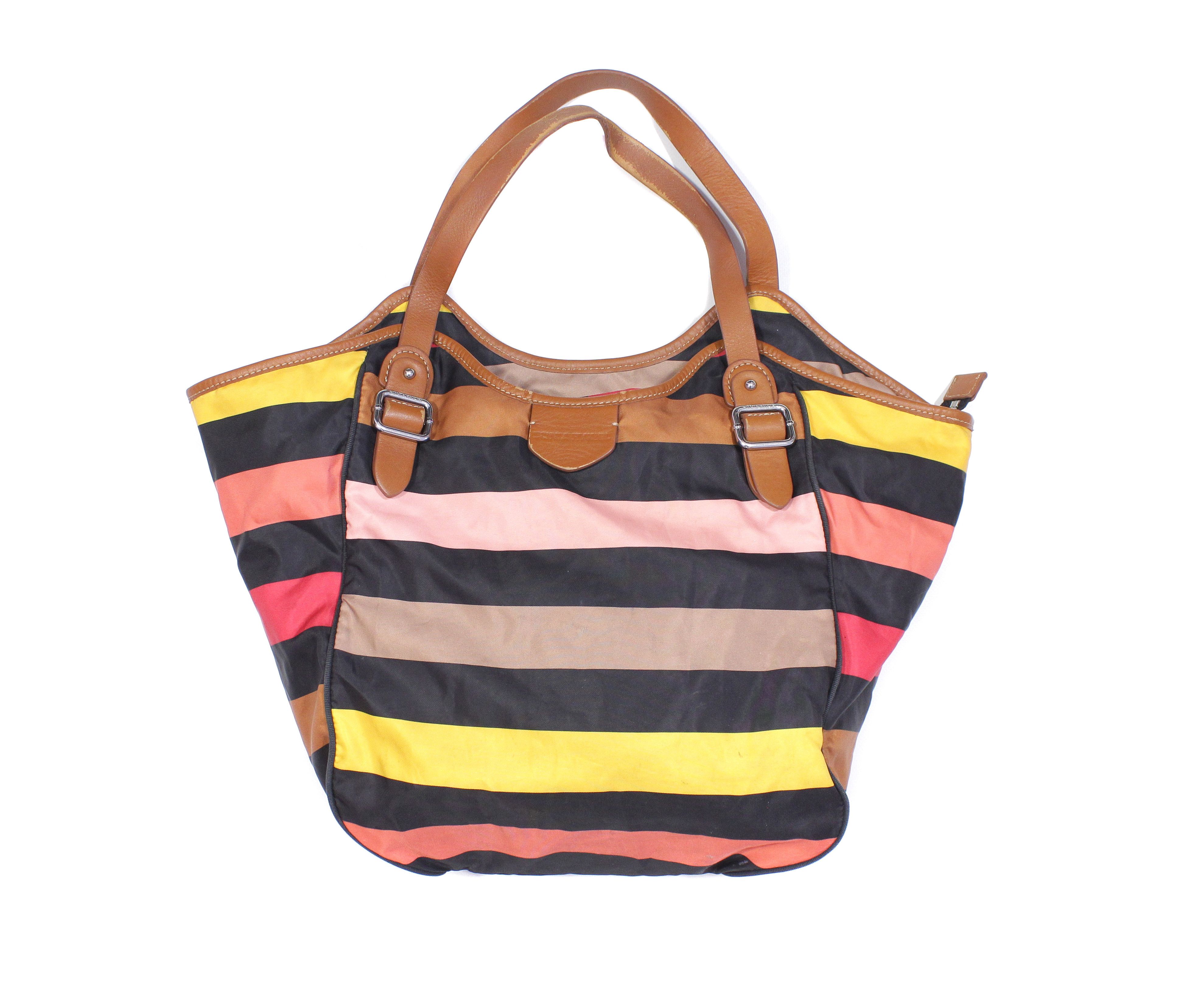 Sonia Rykiel Ss12 Striped Shoulder Bag, Women's