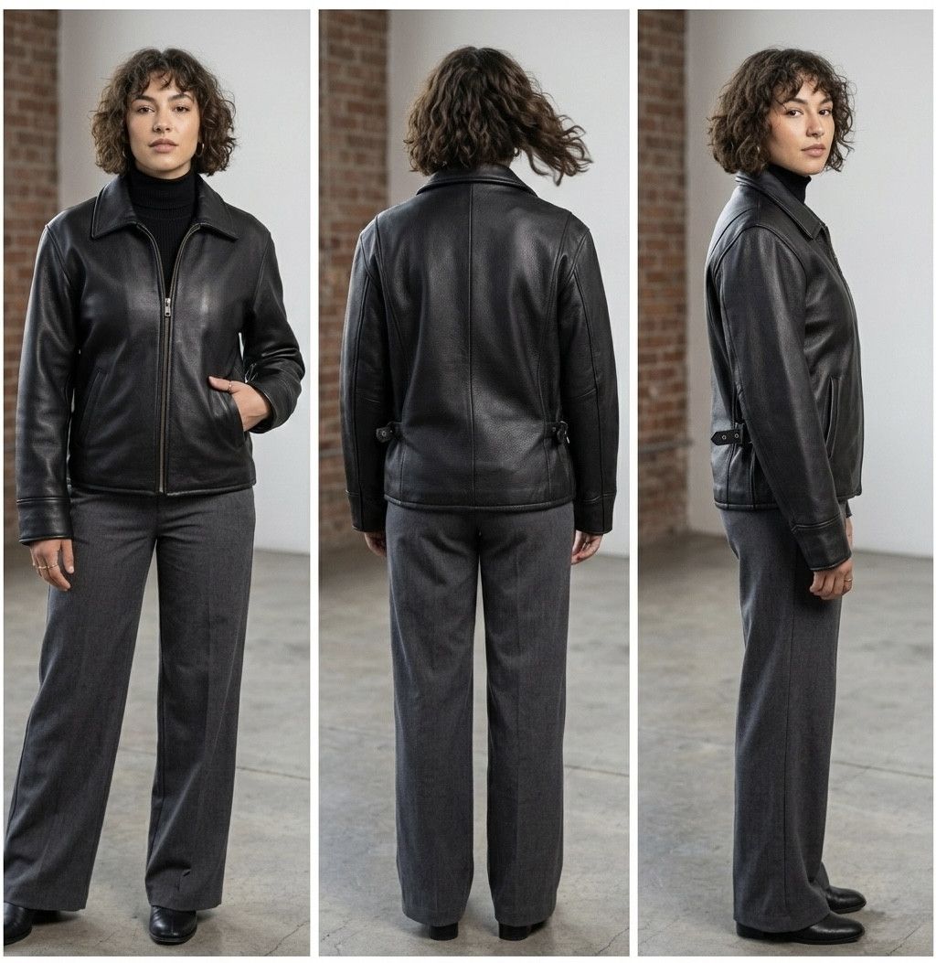 Eddie Bauer Leather Bomber Jacket - Eddie Bauer “Legend” Size XS / US 0-2 / IT 36-38 - 1 Thumbnail