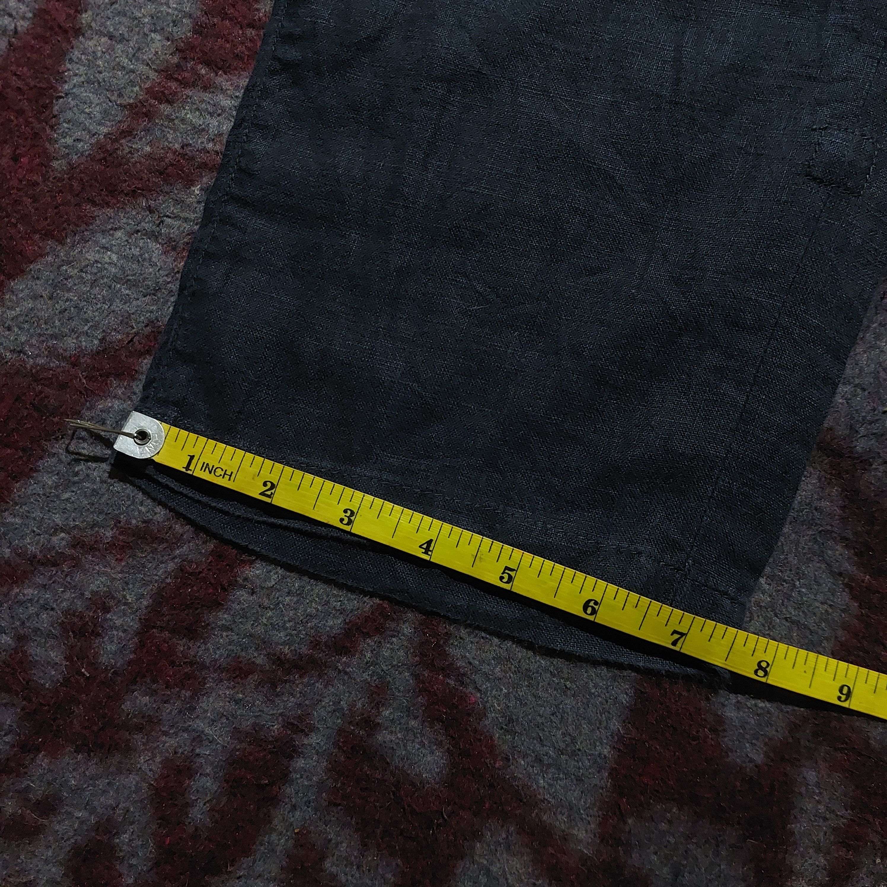 PPFM PPFM Japan navy blue linen long pants Size US 32 / EU 48 - 16 Thumbnail