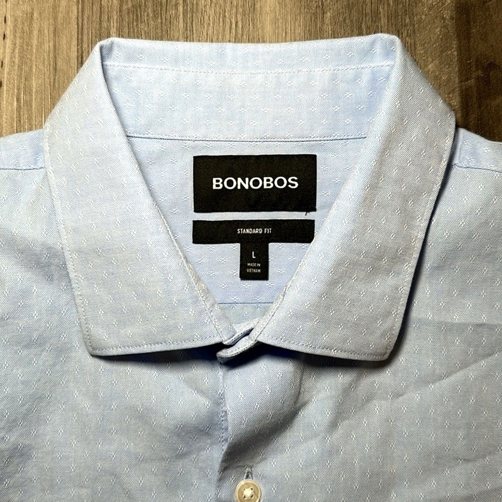 Bonobos Bonobos Long Sleeve Button-Up Shirt Large Mens Blue Regular Size L Size US L / EU 52-54 / 3 - 5 Thumbnail