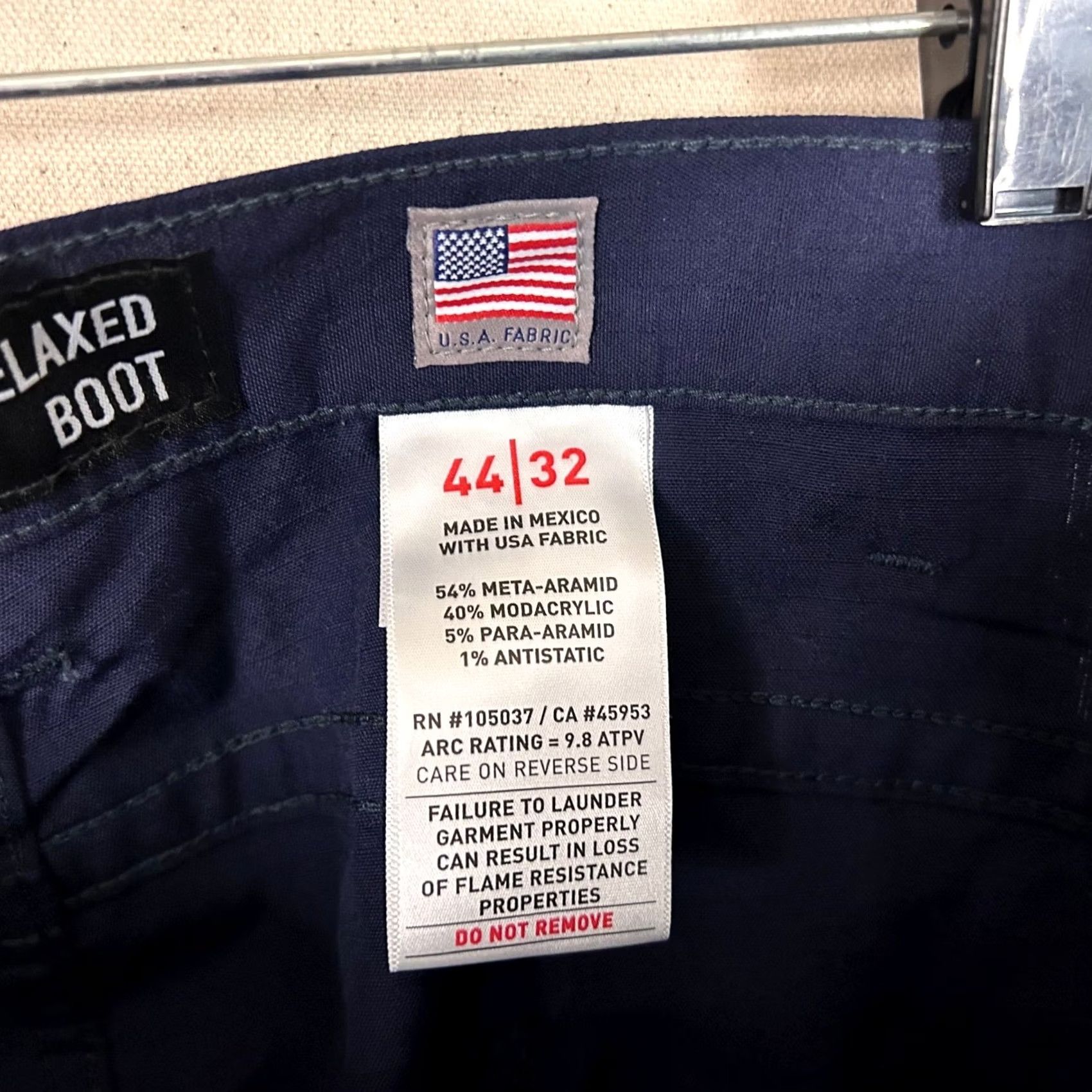 Ariat Ariat FR Work Pants Navy Blue 44x32 Mens Size US 44 / EU 60 - 5 Thumbnail