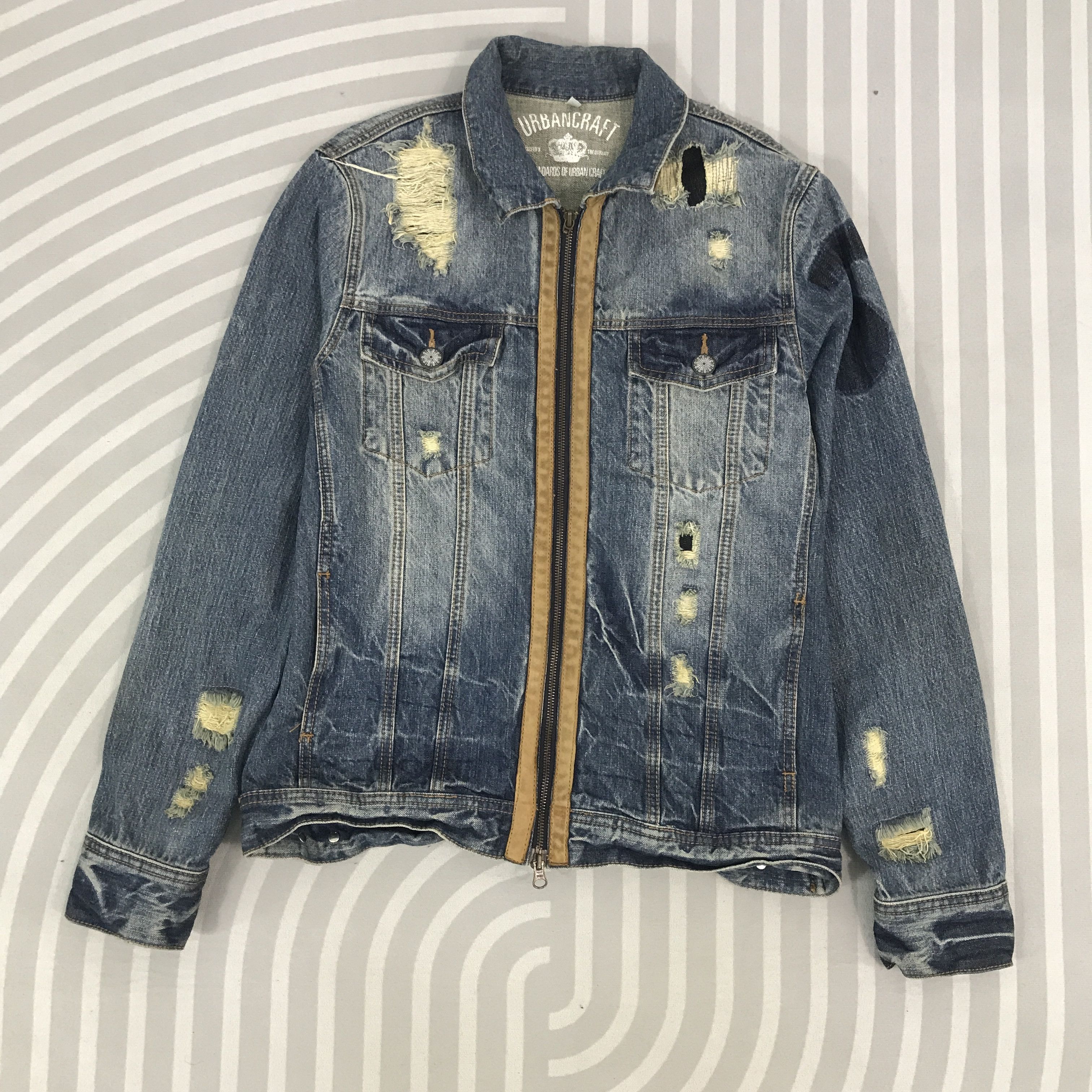 Japanese Brand × Vintage Vintage Urbancraft Japan Distressed Jacket Size US M / EU 48-50 / 2 - 1 Thumbnail