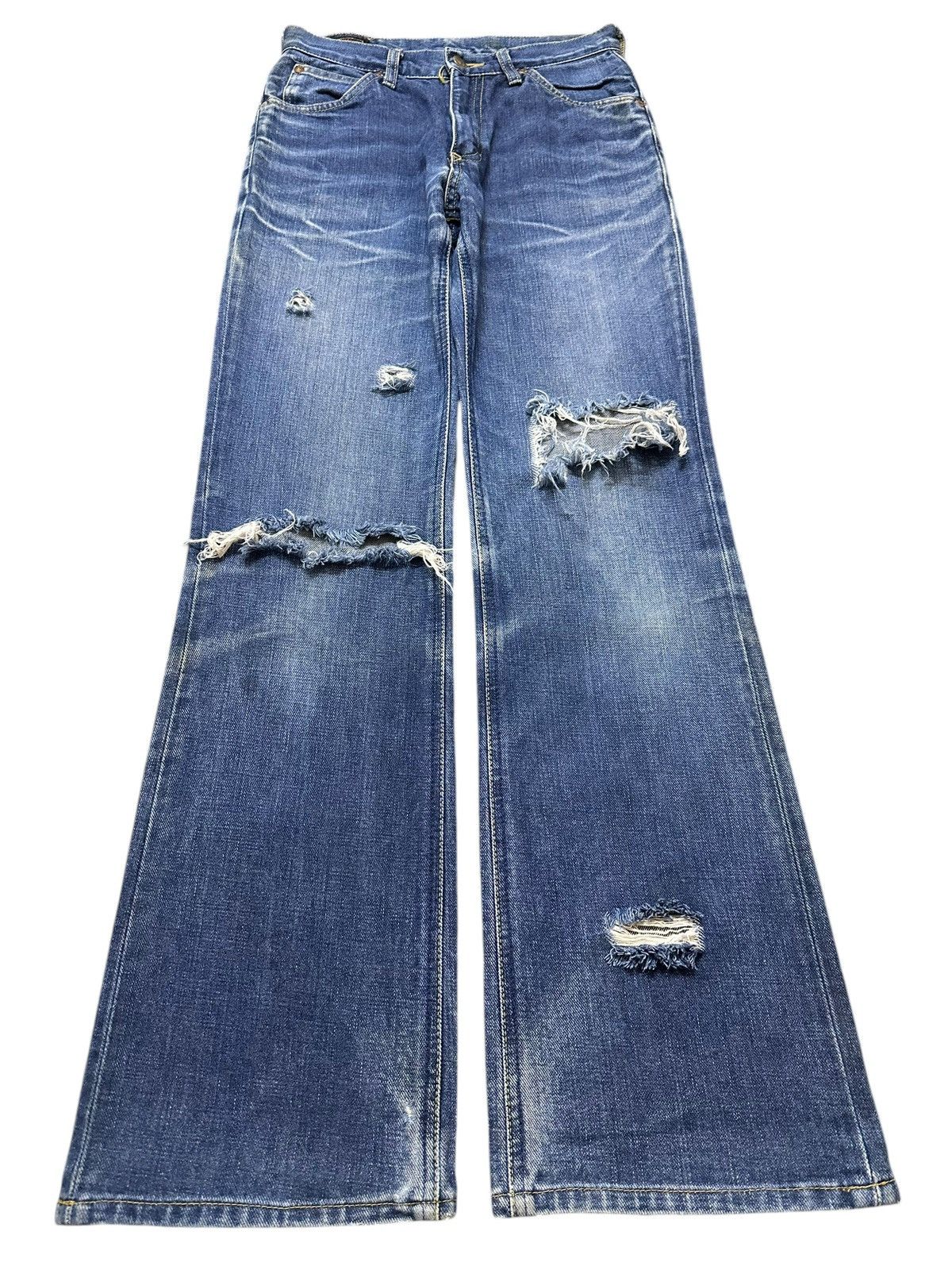Lee Vintage 90s Lee Riders Faded Wash Distressed Bootcut Jeans Size 26" / US 2 / IT 38 - 1 Thumbnail