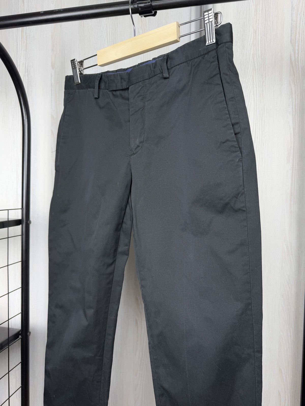 PT Torino PT01 Skinny Fit Stretch basic black chino pants Size US 28 / EU 44 - 4 Thumbnail