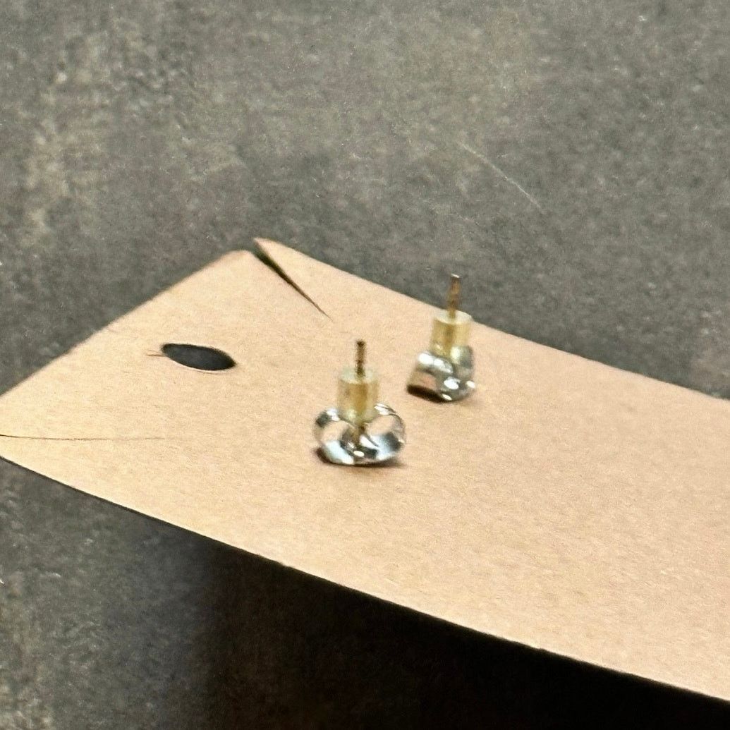 Other chocolate bar brown stud earrings Size ONE SIZE - 3 Thumbnail