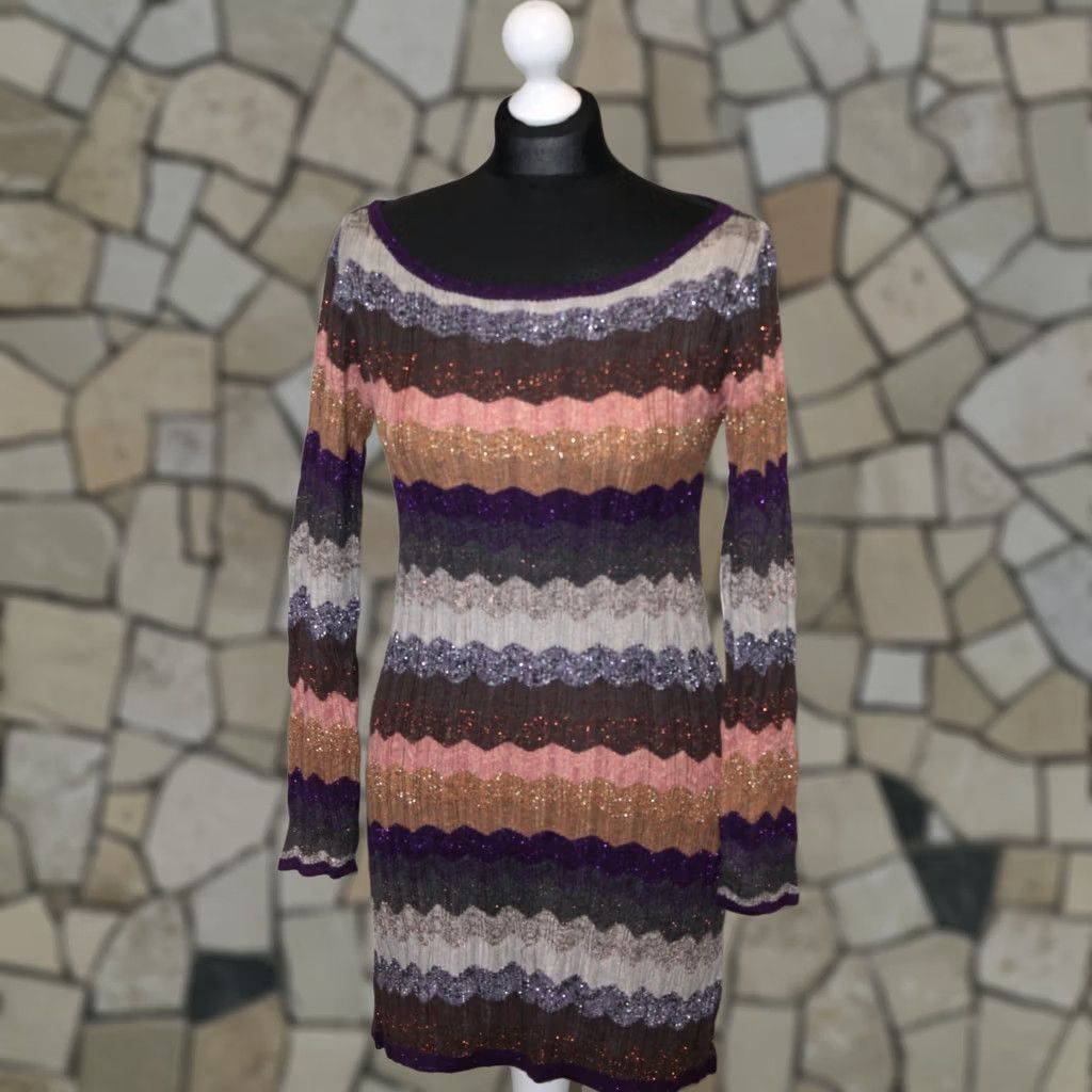 Missoni Missoni Lindex Womens Dress S A-Line Multicoloured Short Dress Size S / US 4 / IT 40 - 1 Thumbnail