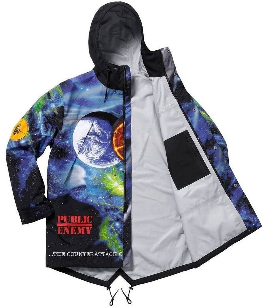 Supreme × Undercover Supreme UNDERCOVER Public Enemy Taped Seam Parka Size US M / EU 48-50 / 2 - 8 Thumbnail