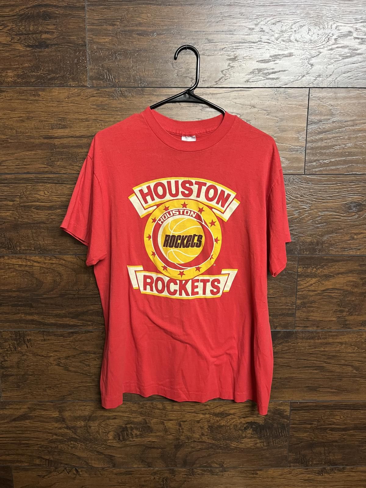 Designer VTG Houston Rockets T-shirt Vintage Rockets Logo Tee - XL Size US XL / EU 56 / 4 - 1 Thumbnail