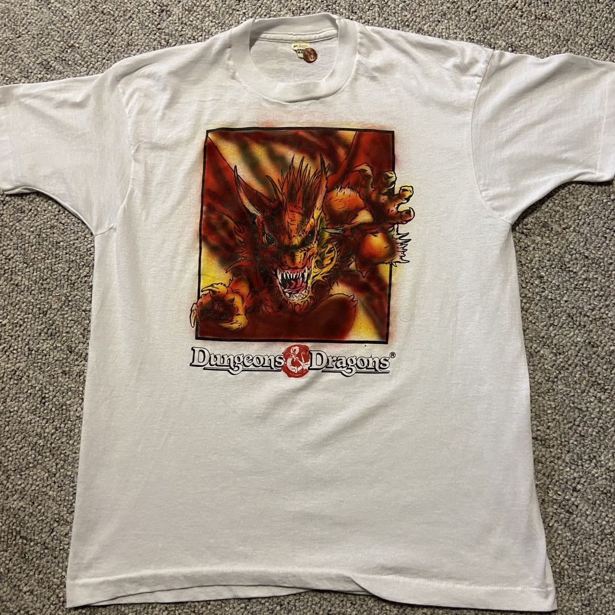 Vintage 90s 1991 Dungeons & Dragons shirt Size US L / EU 52-54 / 3 - 1 Thumbnail