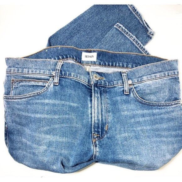 Hudson Hudson Jeans Mens Mid Rise Classic Med Wash Tapered Skinny J Size US 38 / EU 54 - 7 Thumbnail