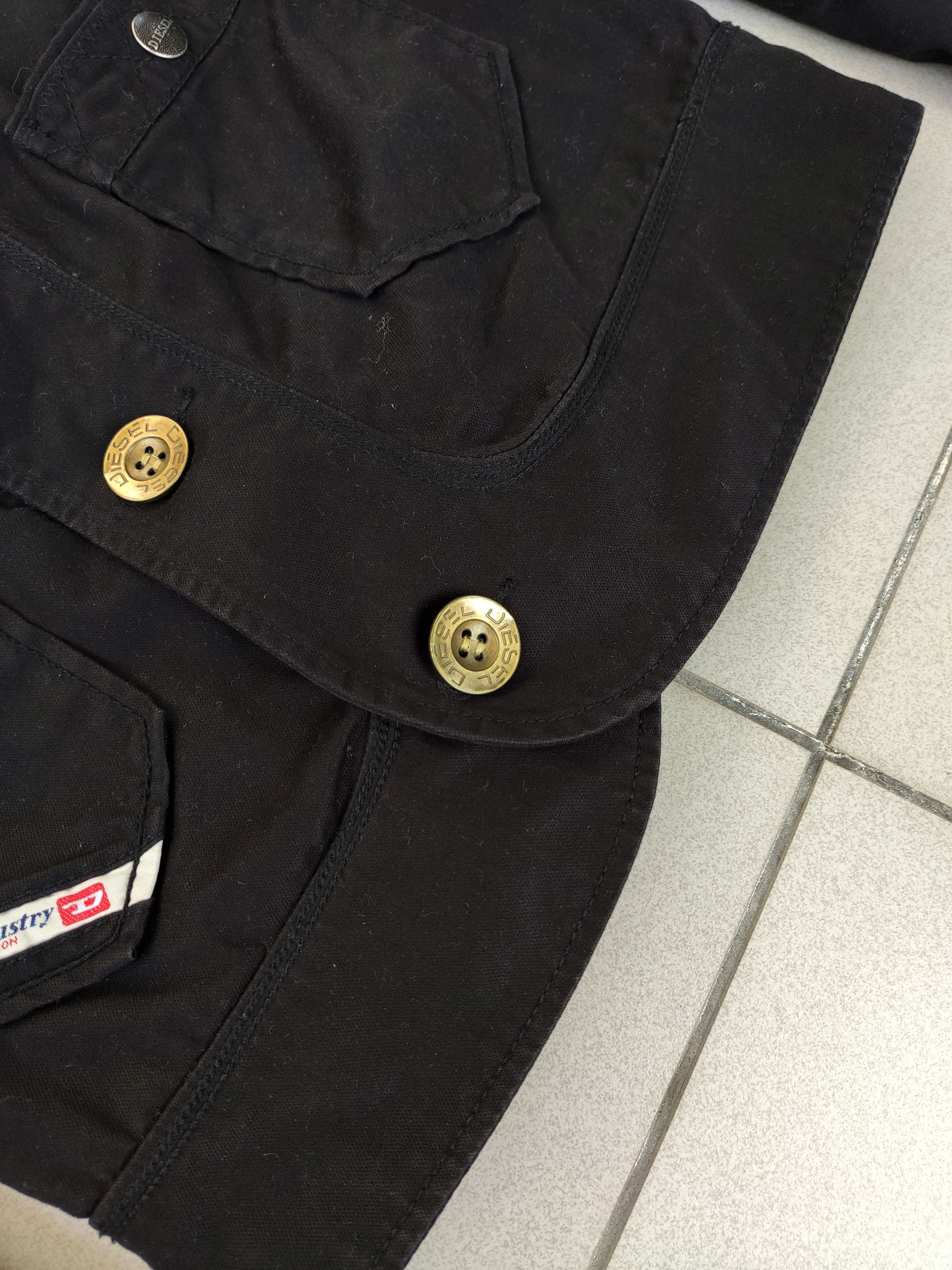 Diesel × Vintage Vintage Diesel women jacket alternative archive black Size M / US 6-8 / IT 42-44 - 4 Thumbnail