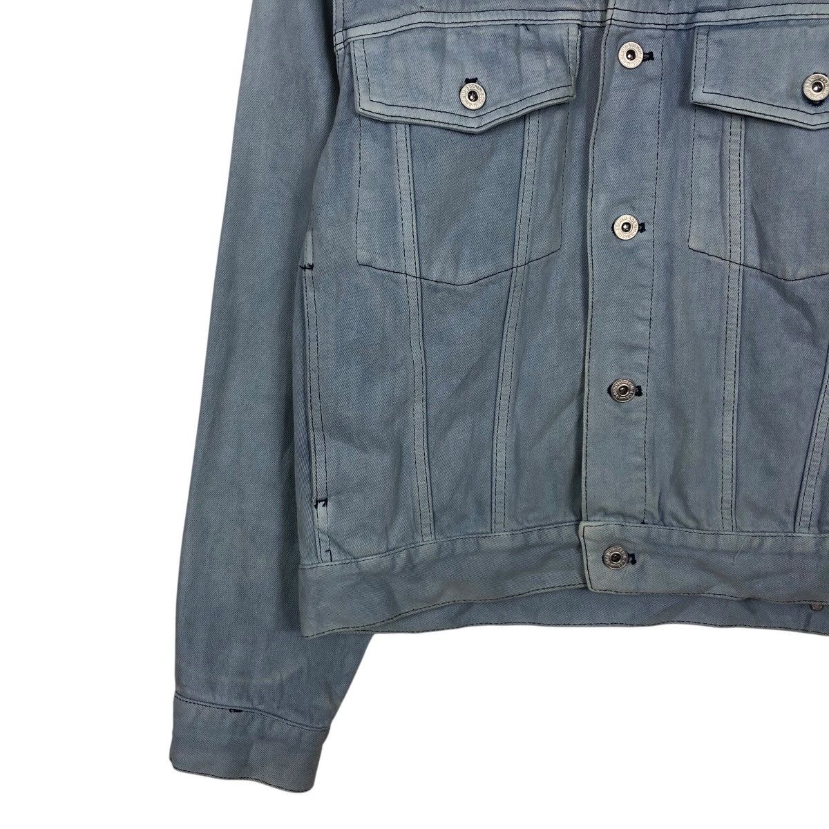 Japanese Brand × Vintage 📌Vintage Trucker Denim Jacket H&M Biker Issey Miyake Size US M / EU 48-50 / 2 - 5 Thumbnail