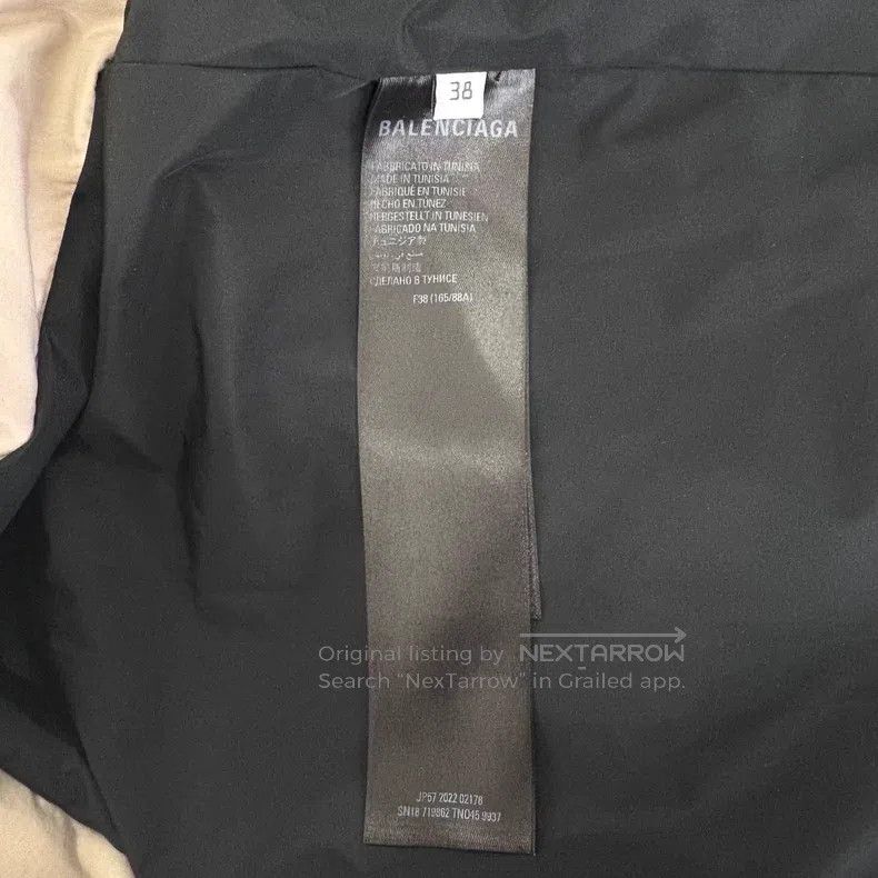 Balenciaga Balenciaga Double Hook Boomerang Bread Down Jacket Beige Size XS / US 0-2 / IT 36-38 - 4 Thumbnail