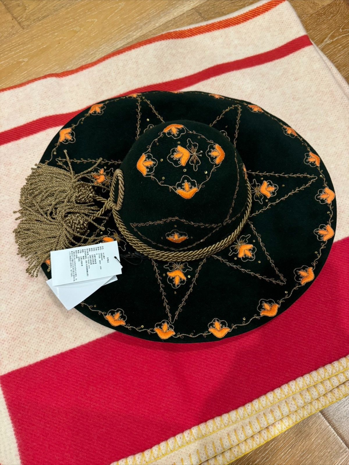 Gucci Gucci rare rabbit embroidery hat Size ONE SIZE - 1 Thumbnail