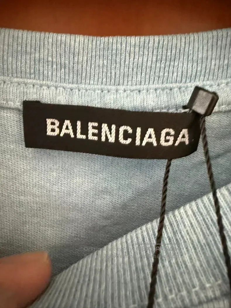 Balenciaga Balenciaga Haze Blue Coca-Cola Short Sleeve T-Shirt XXS Size US XXS / EU 40 - 3 Thumbnail