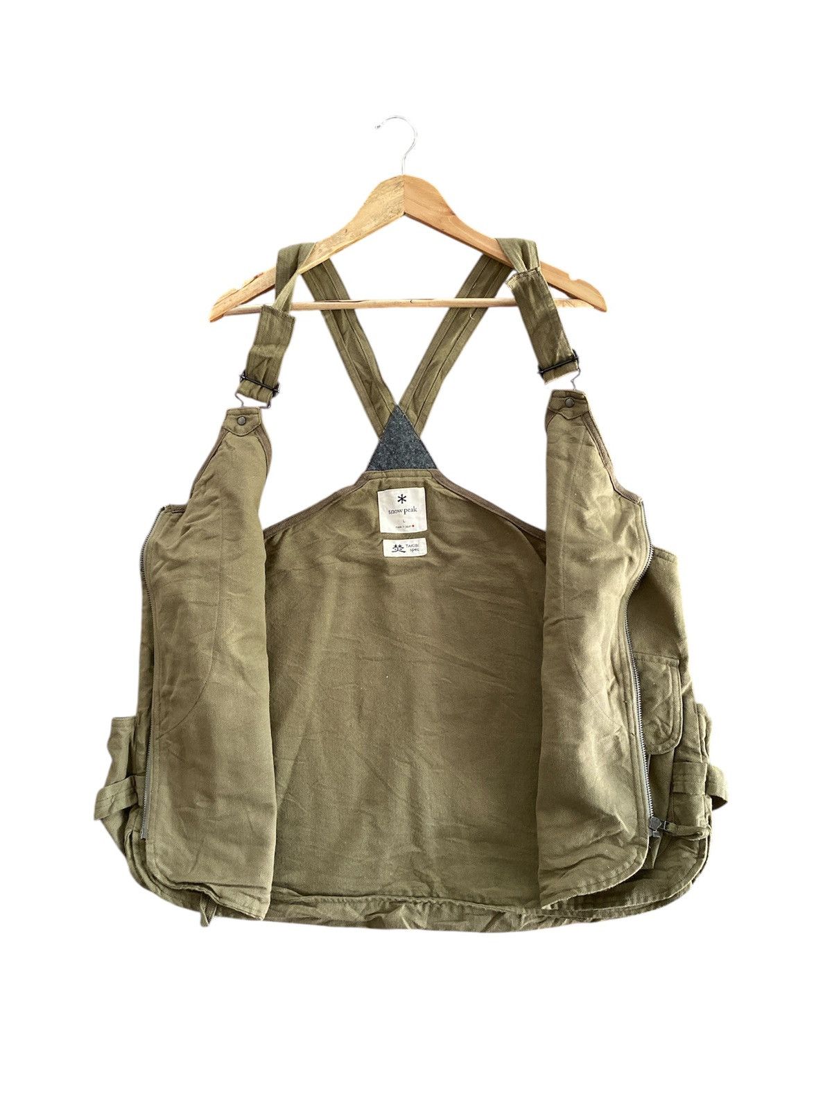 Snow Peak Snow Peak Takibi Vest Made Japan Green Colour Size US L / EU 52-54 / 3 - 3 Thumbnail