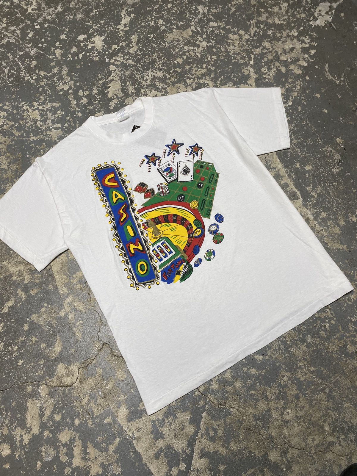 Japanese Brand × Vintage Vintage Las Vegas Casino 90s New Old Stock Tshirt Size US L / EU 52-54 / 3 - 8 Thumbnail
