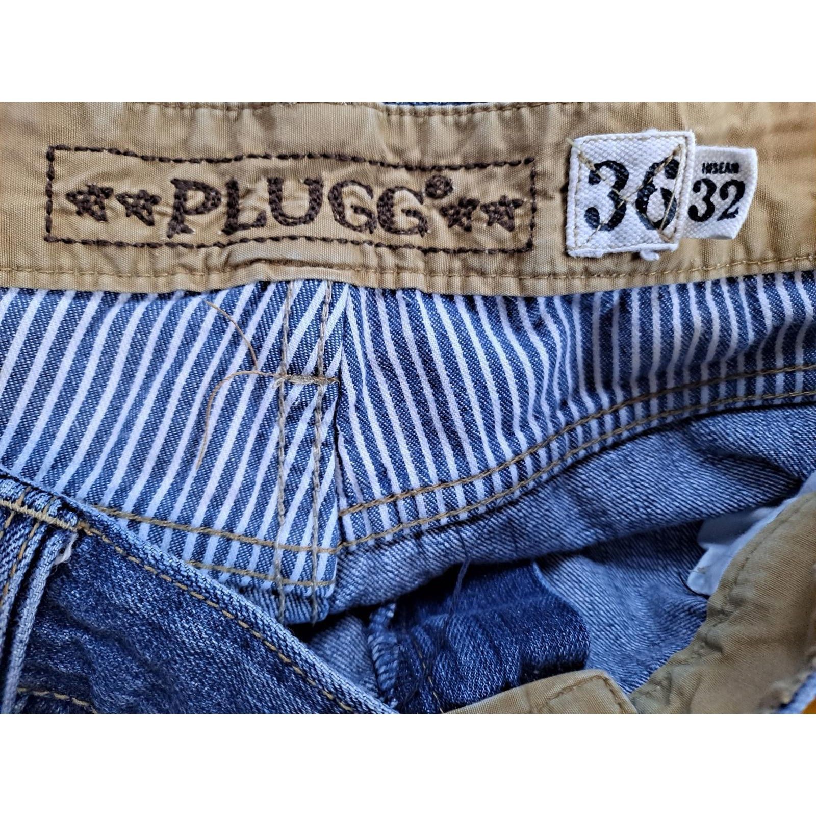 Other Vintage VTG Plugg Distressed Blue Jeans Size 36x32 Size US 36 / EU 52 - 4 Thumbnail